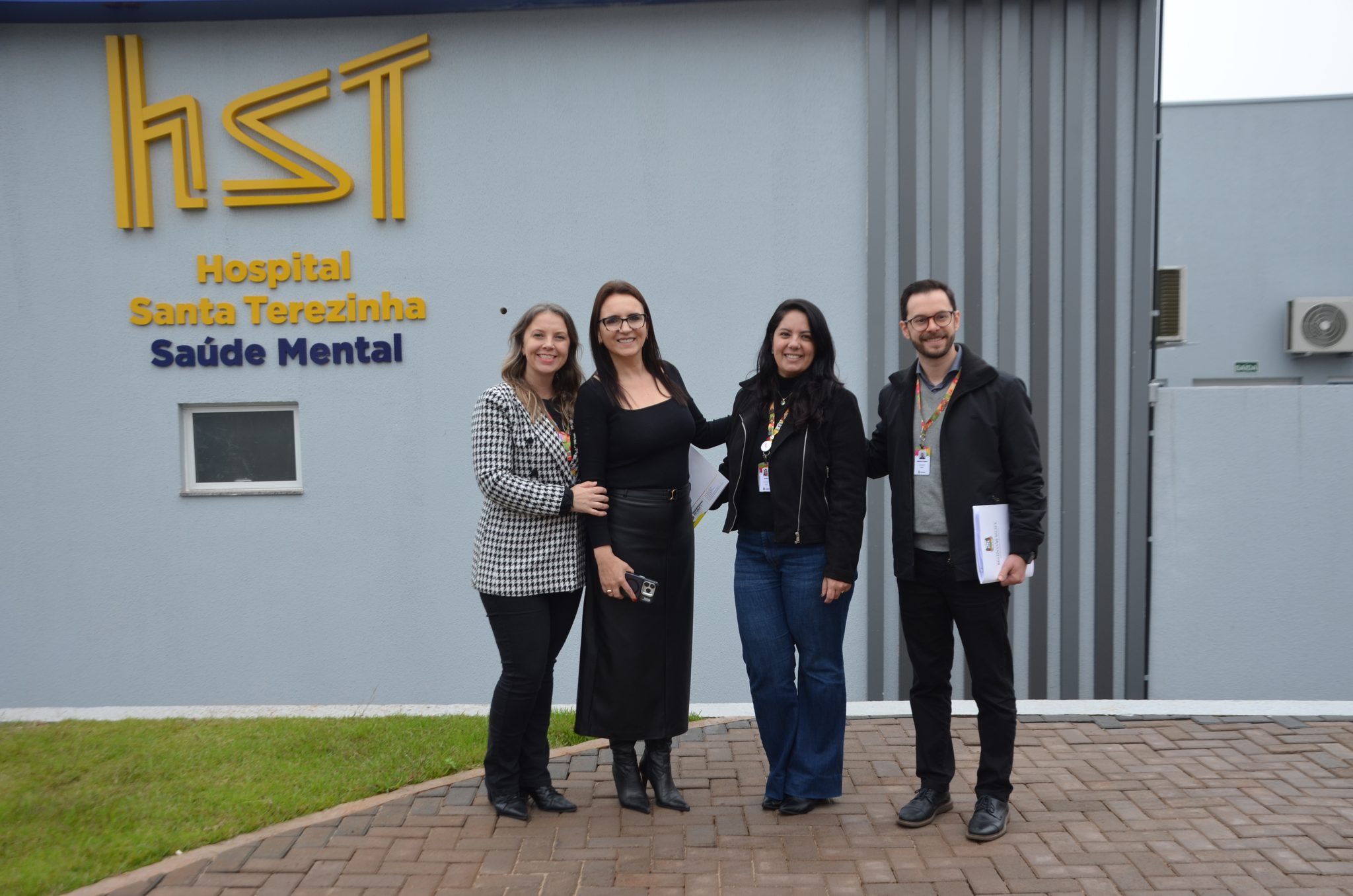 Inauguração da nova ala de saúde mental no Hospital Santa Terezinha, em Palmitinho