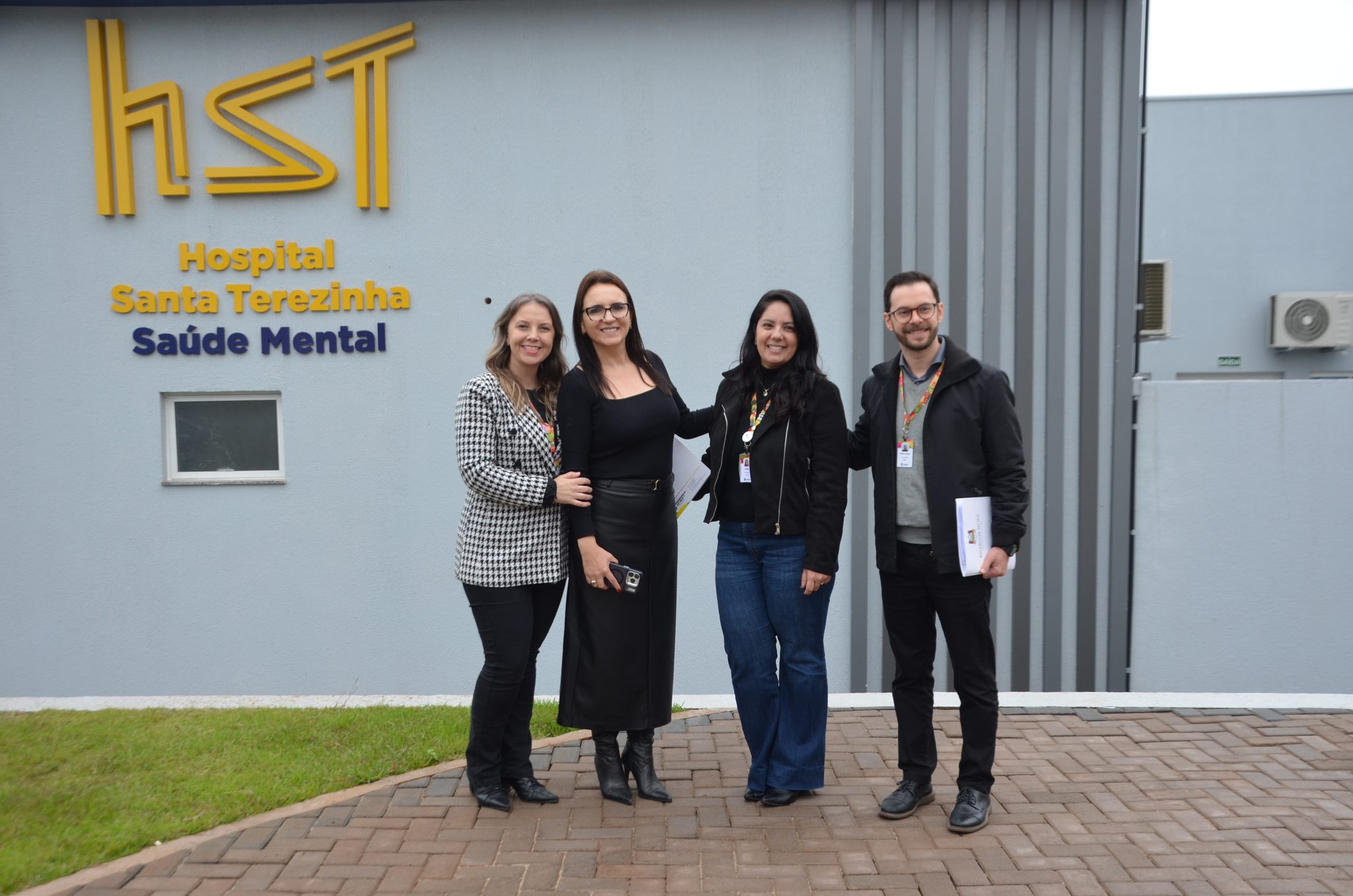 Inauguração da nova ala de saúde mental no Hospital Santa Terezinha, em Palmitinho