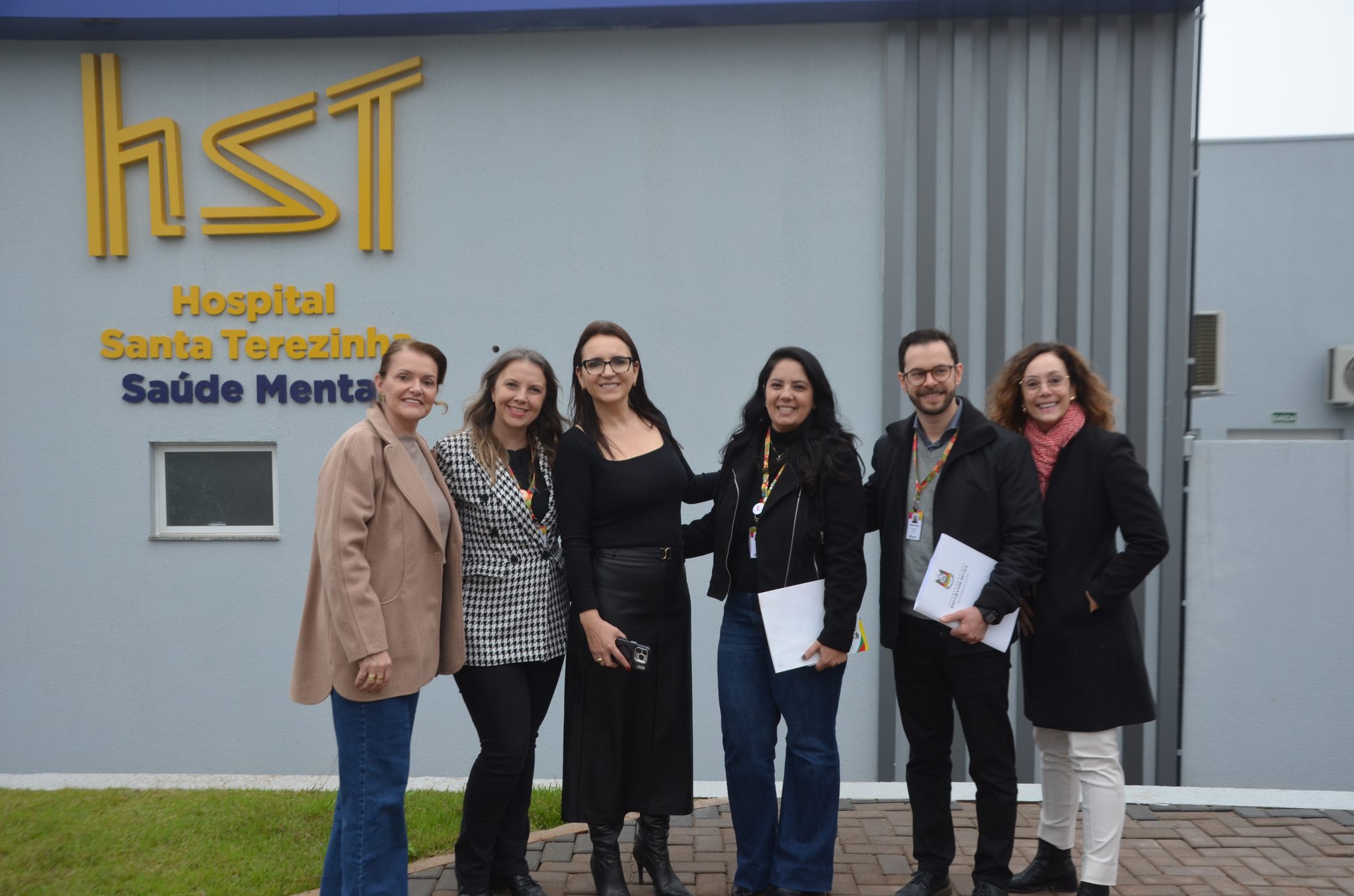 Inauguração da nova ala de saúde mental no Hospital Santa Terezinha, em Palmitinho