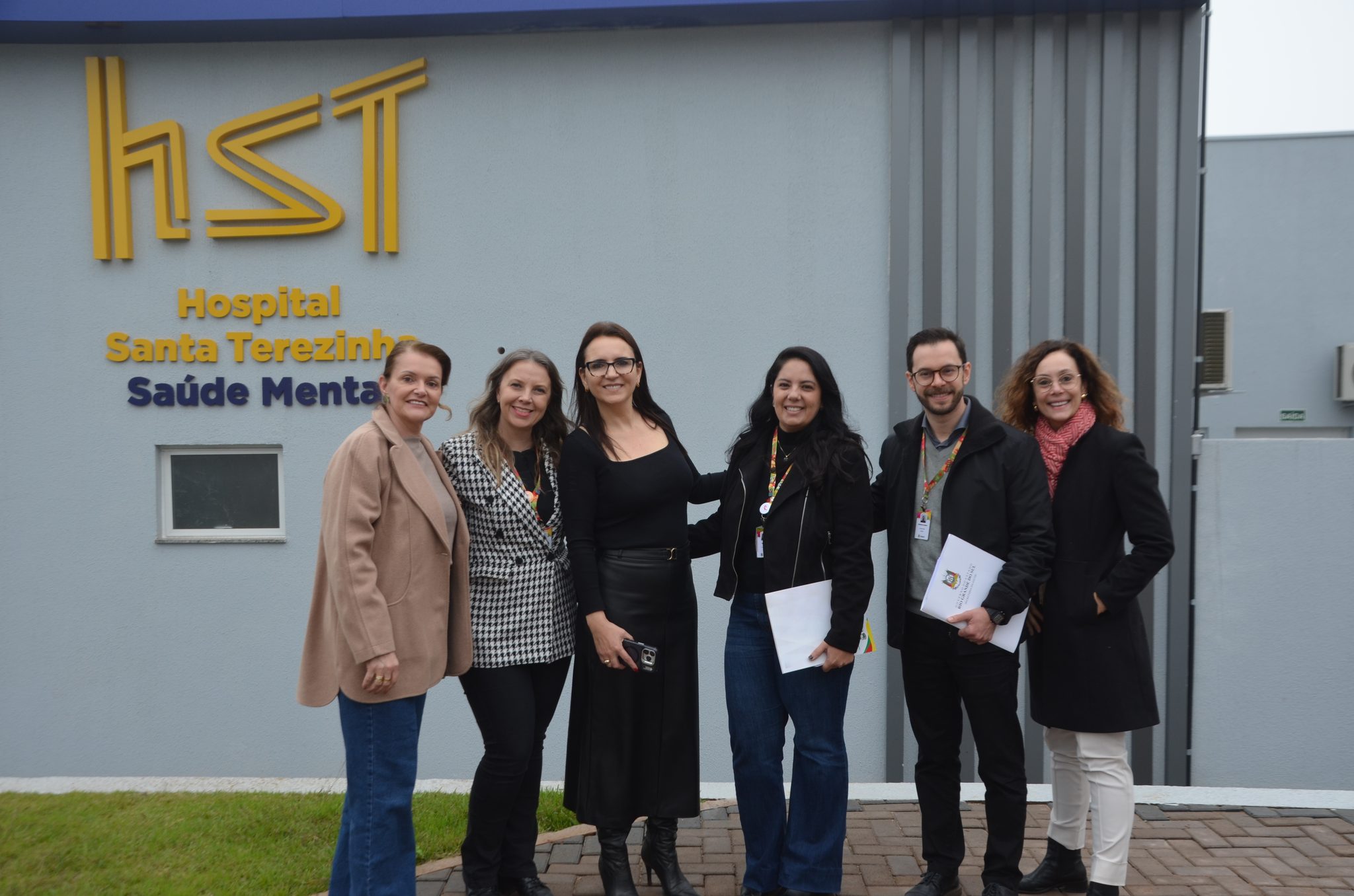 Inauguração da nova ala de saúde mental no Hospital Santa Terezinha, em Palmitinho