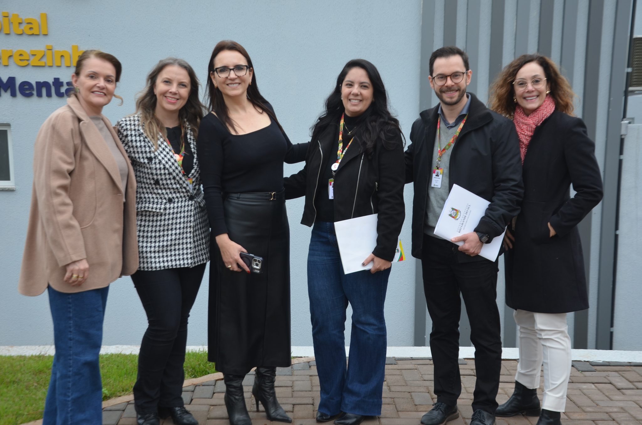 Inauguração da nova ala de saúde mental no Hospital Santa Terezinha, em Palmitinho