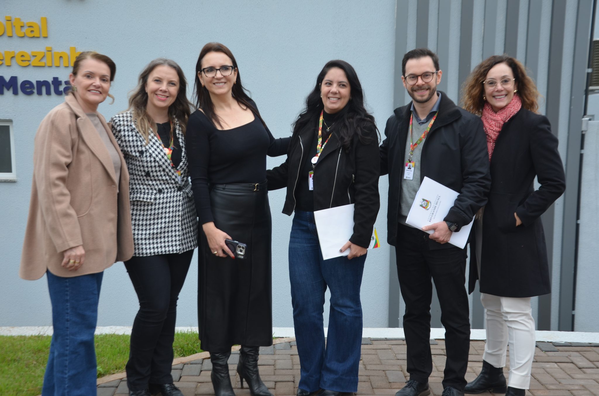 Inauguração da nova ala de saúde mental no Hospital Santa Terezinha, em Palmitinho