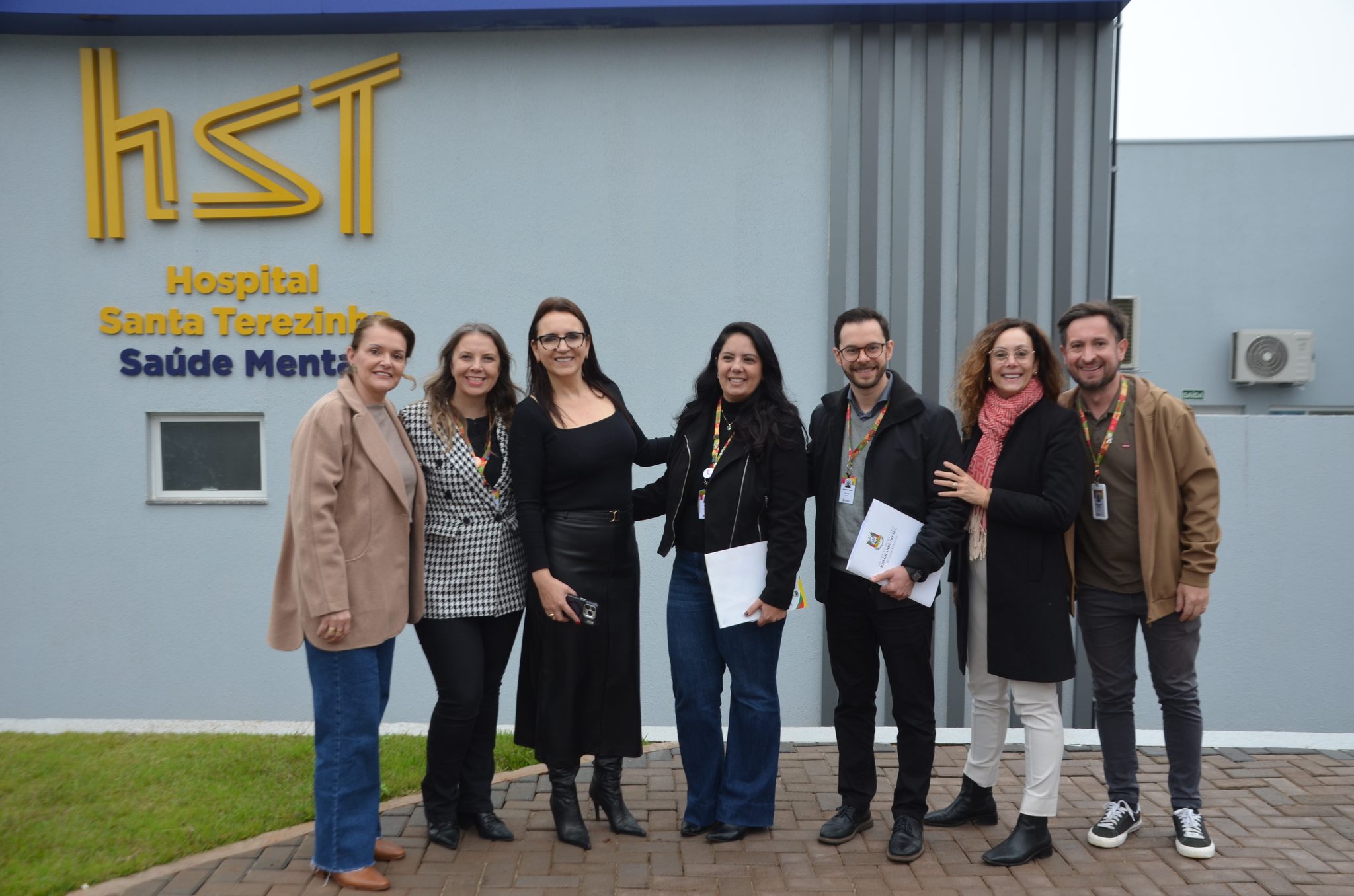 Inauguração da nova ala de saúde mental no Hospital Santa Terezinha, em Palmitinho