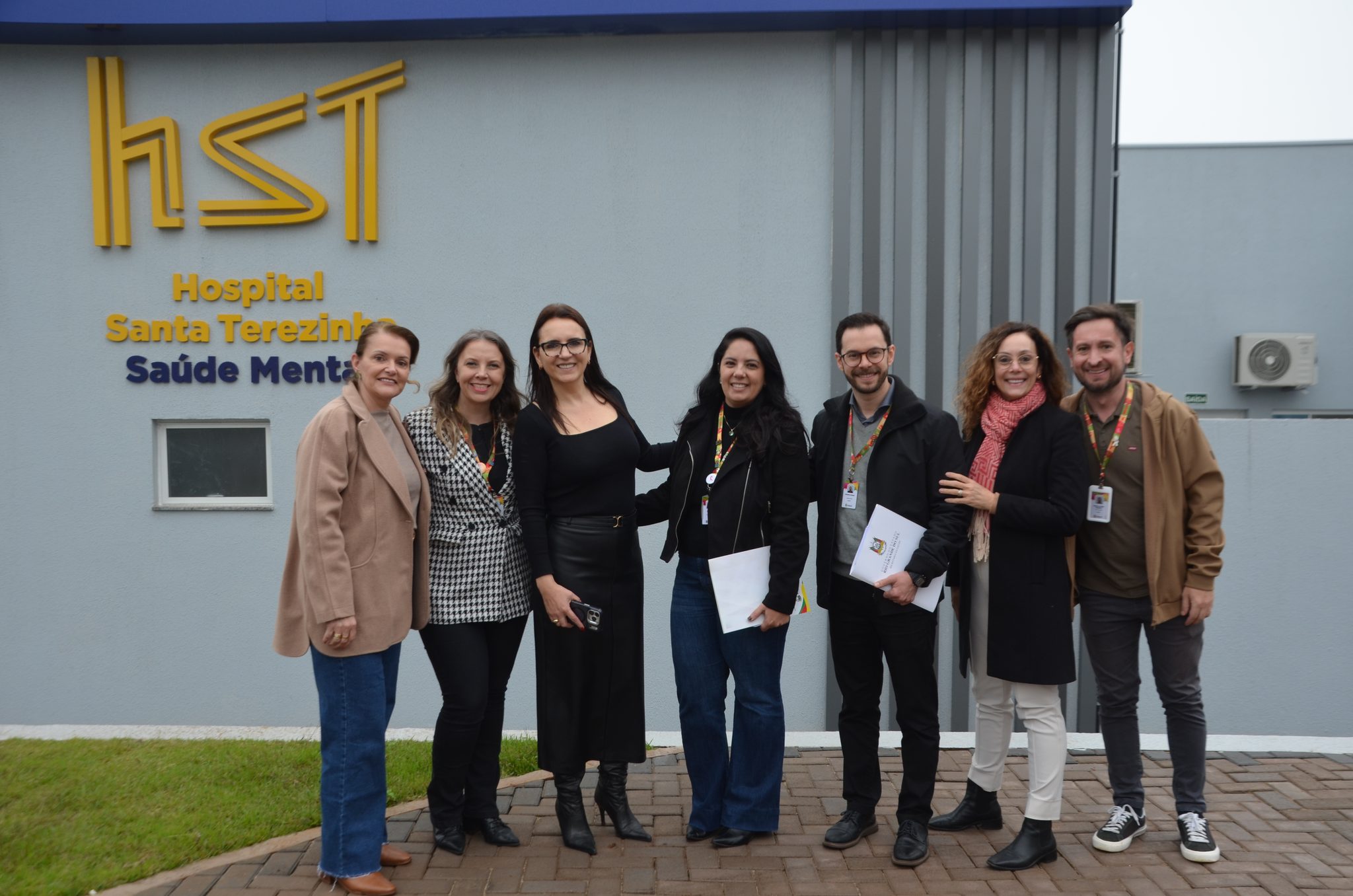 Inauguração da nova ala de saúde mental no Hospital Santa Terezinha, em Palmitinho