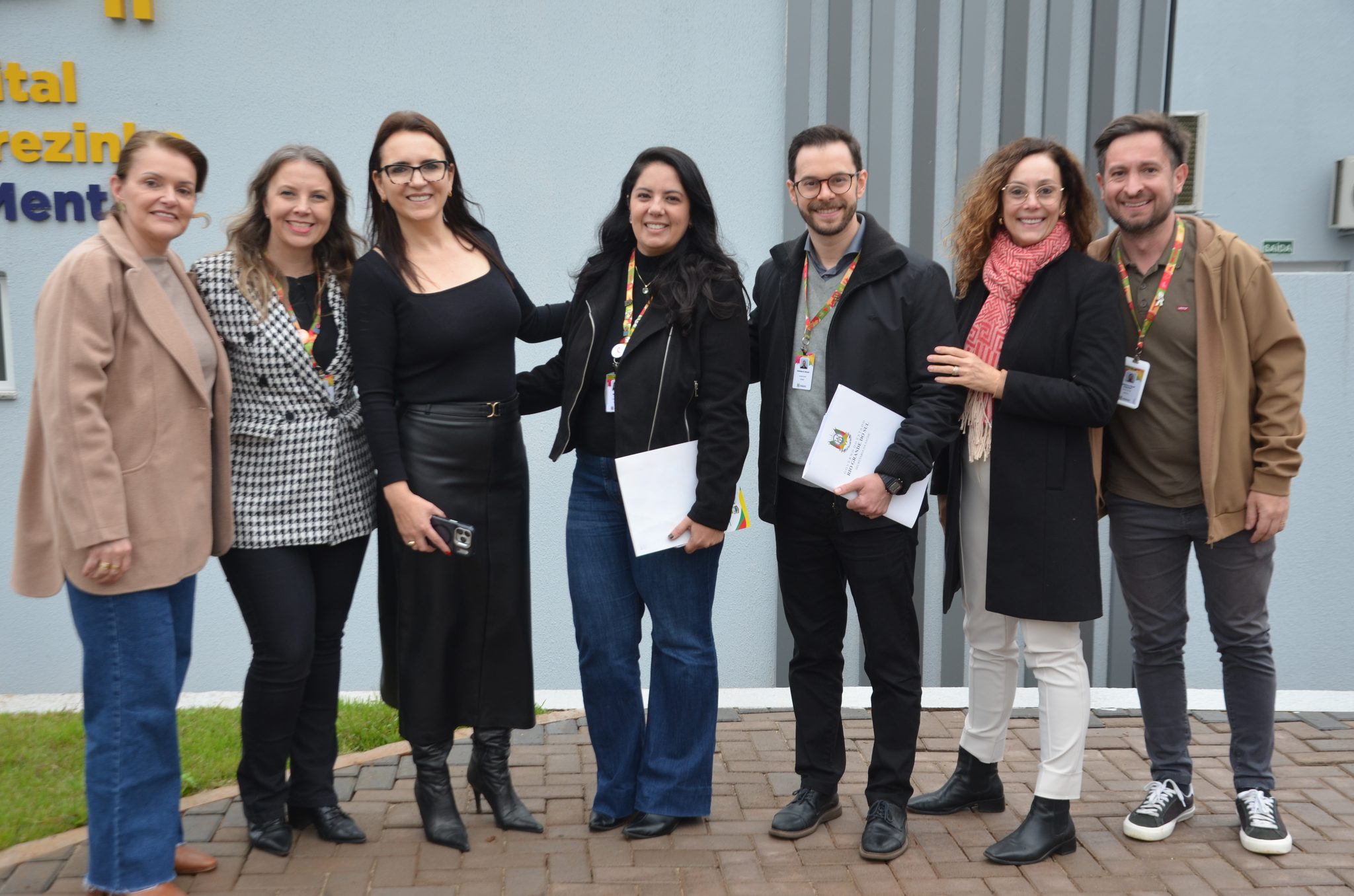 Inauguração da nova ala de saúde mental no Hospital Santa Terezinha, em Palmitinho