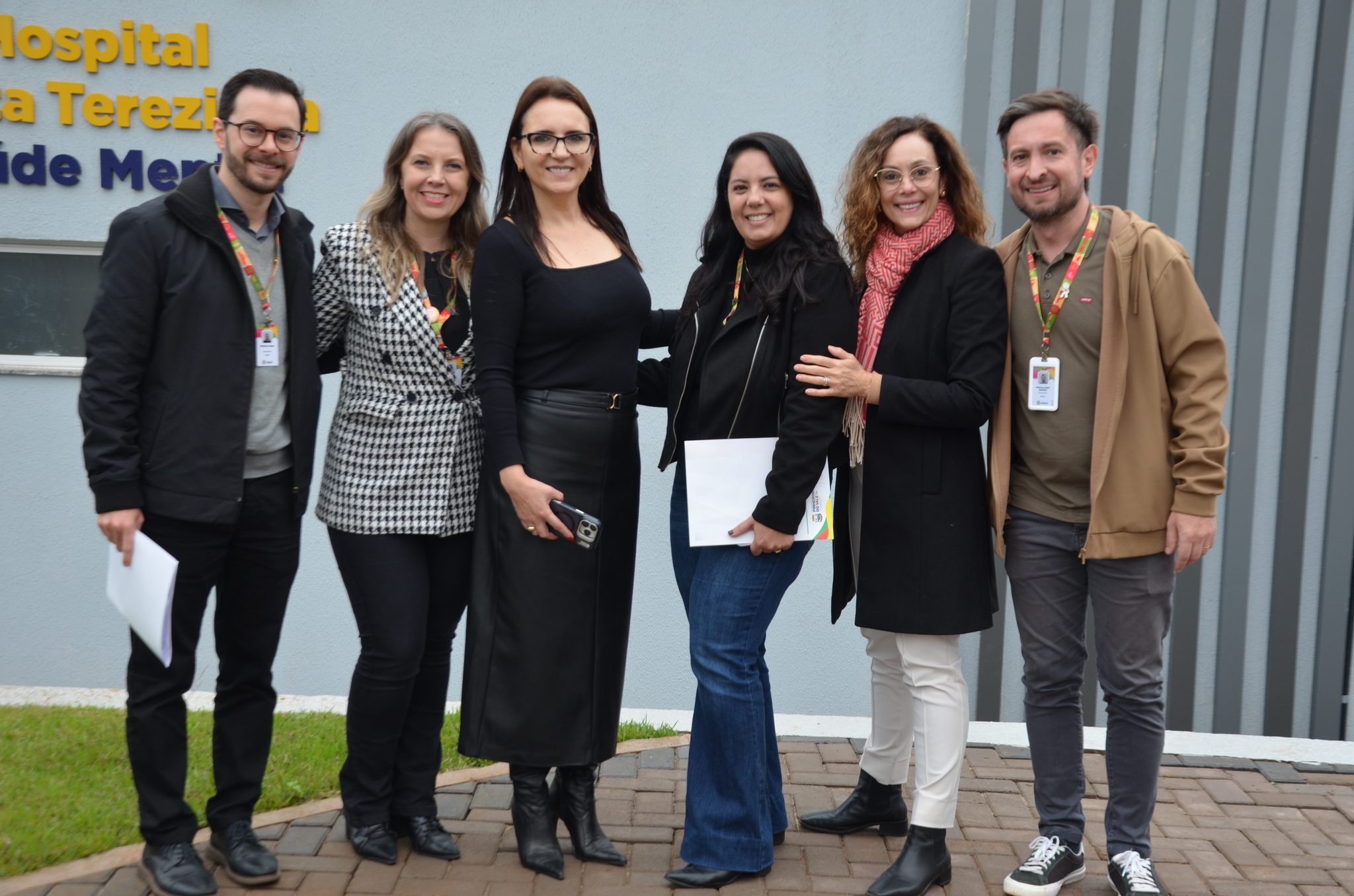 Inauguração da nova ala de saúde mental no Hospital Santa Terezinha, em Palmitinho