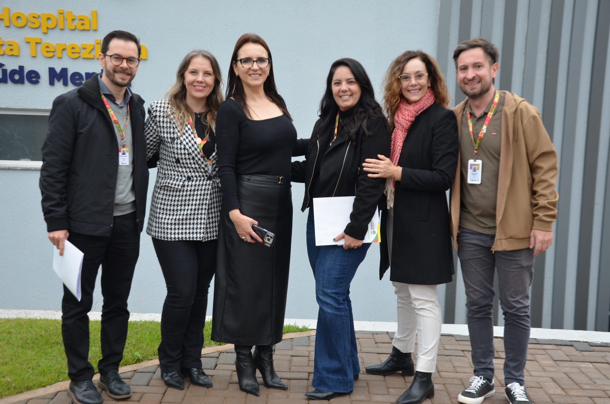 Inauguração da nova ala de saúde mental no Hospital Santa Terezinha, em Palmitinho