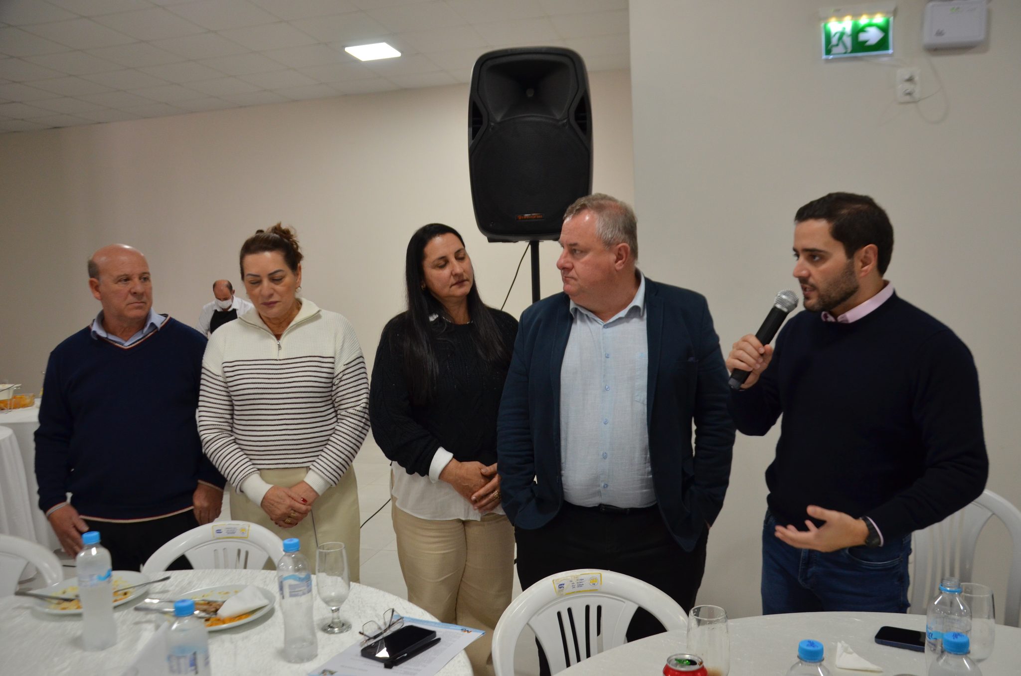 Inauguração da nova ala de saúde mental no Hospital Santa Terezinha, em Palmitinho