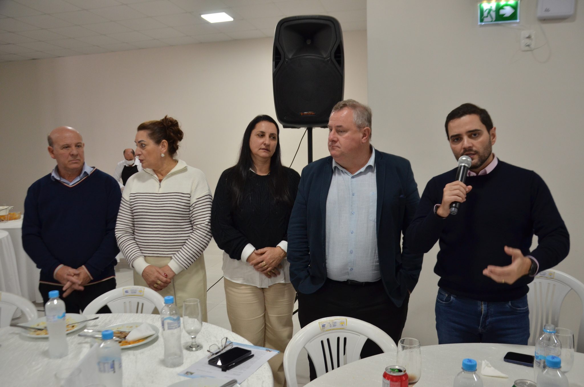Inauguração da nova ala de saúde mental no Hospital Santa Terezinha, em Palmitinho