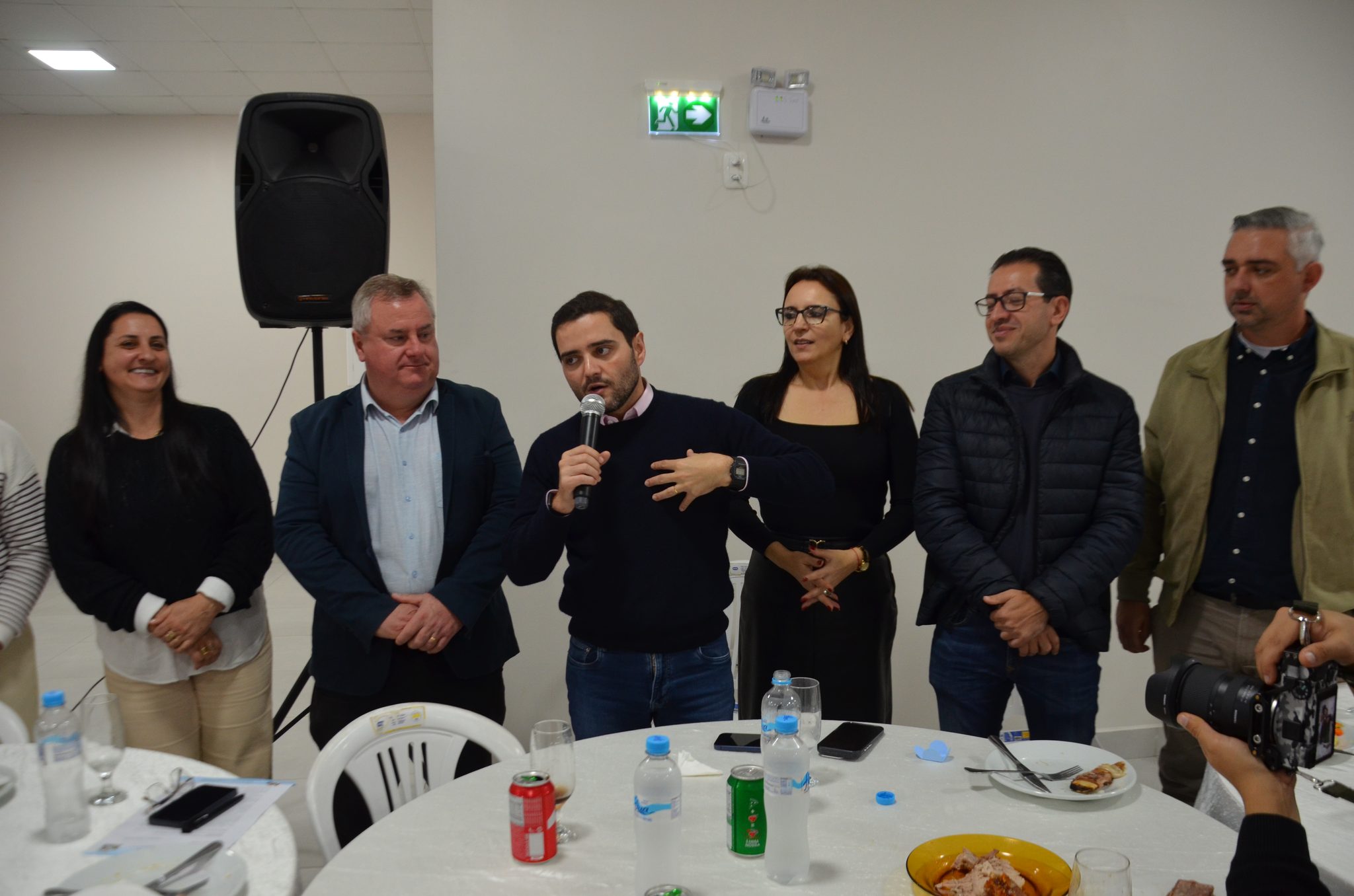 Inauguração da nova ala de saúde mental no Hospital Santa Terezinha, em Palmitinho