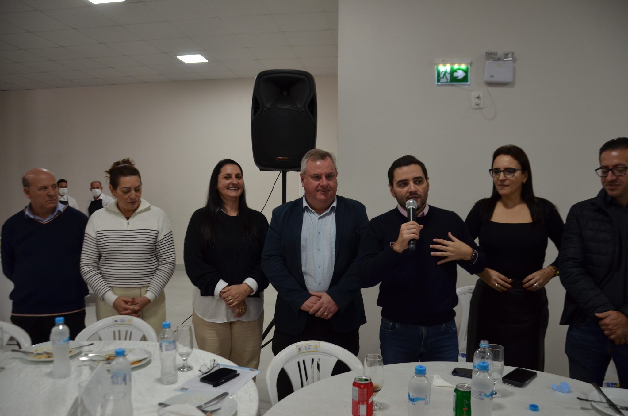Inauguração da nova ala de saúde mental no Hospital Santa Terezinha, em Palmitinho