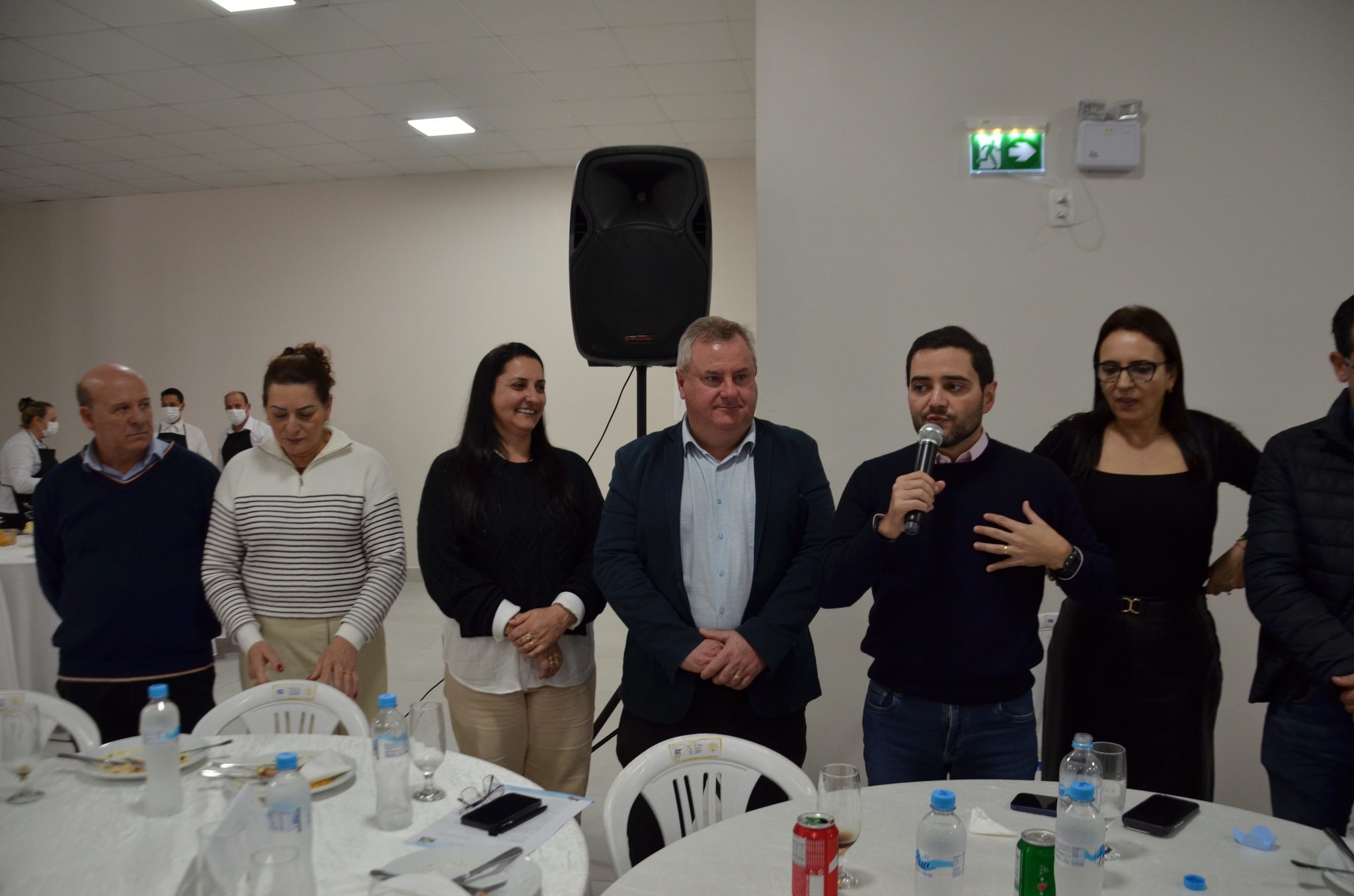 Inauguração da nova ala de saúde mental no Hospital Santa Terezinha, em Palmitinho