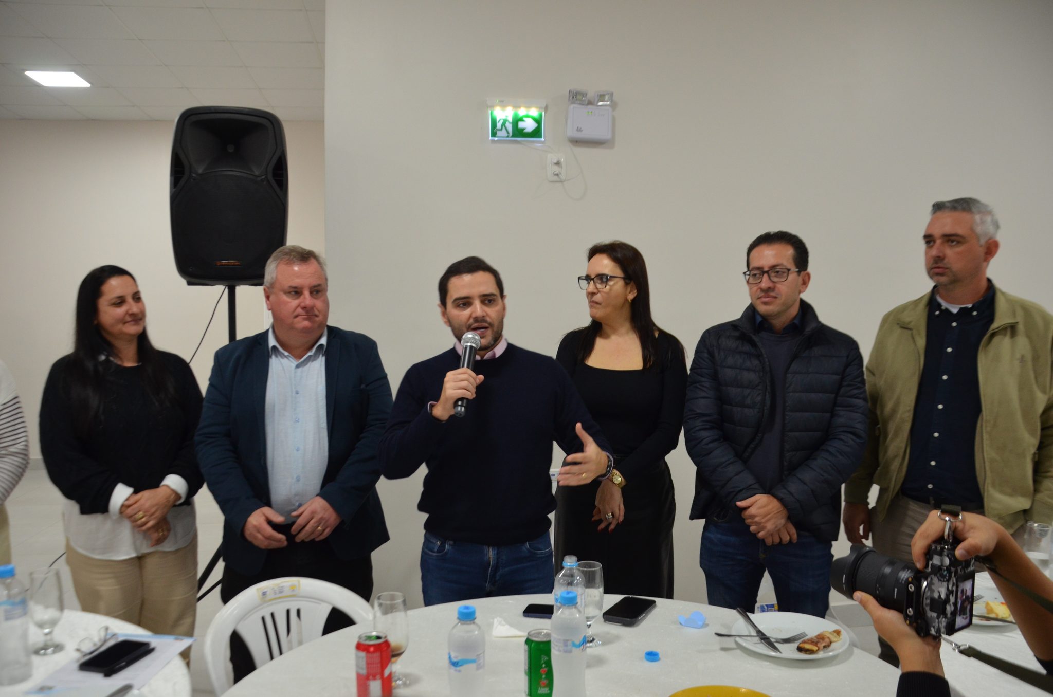 Inauguração da nova ala de saúde mental no Hospital Santa Terezinha, em Palmitinho