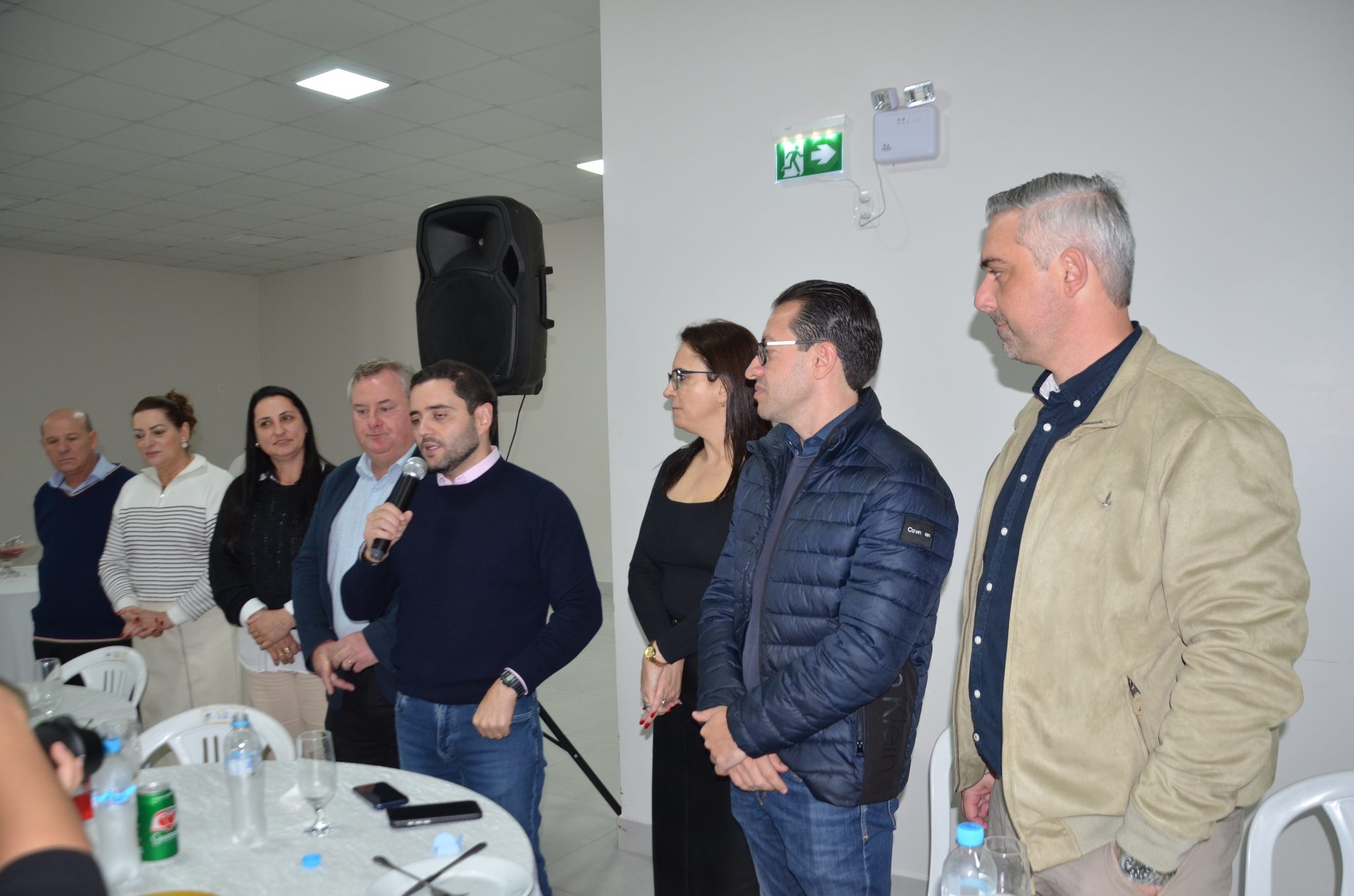 Inauguração da nova ala de saúde mental no Hospital Santa Terezinha, em Palmitinho