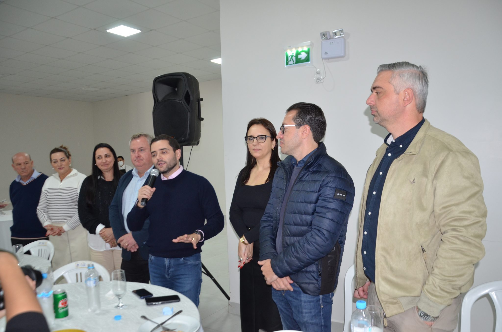 Inauguração da nova ala de saúde mental no Hospital Santa Terezinha, em Palmitinho