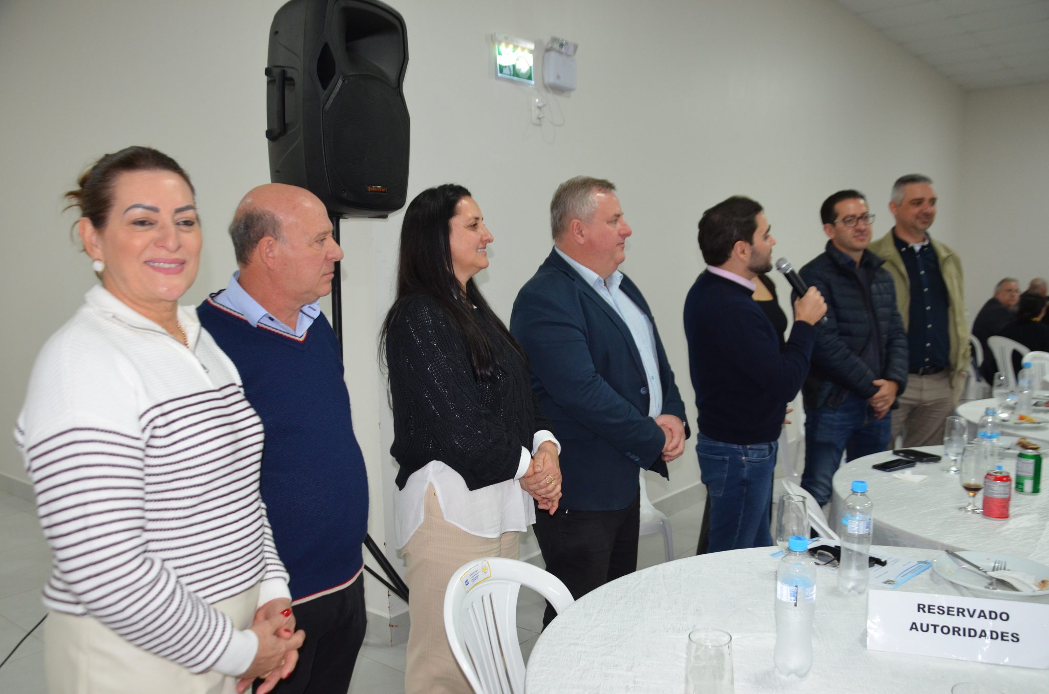 Inauguração da nova ala de saúde mental no Hospital Santa Terezinha, em Palmitinho
