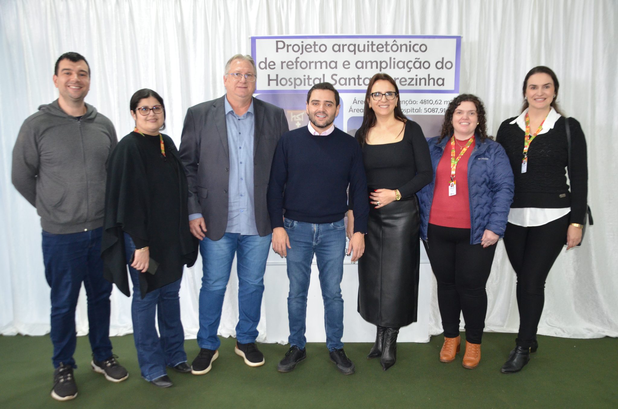 Inauguração da nova ala de saúde mental no Hospital Santa Terezinha, em Palmitinho