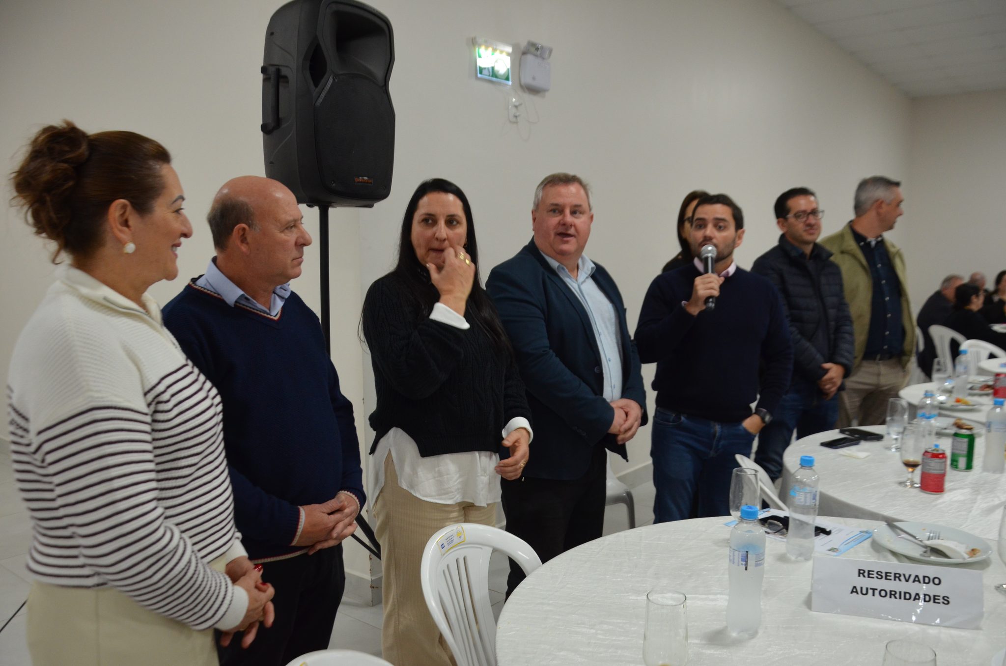 Inauguração da nova ala de saúde mental no Hospital Santa Terezinha, em Palmitinho