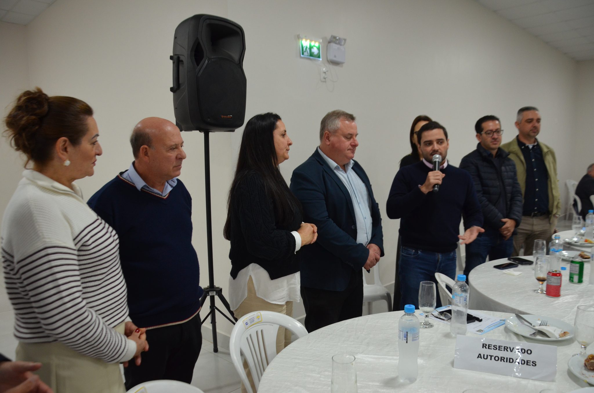 Inauguração da nova ala de saúde mental no Hospital Santa Terezinha, em Palmitinho