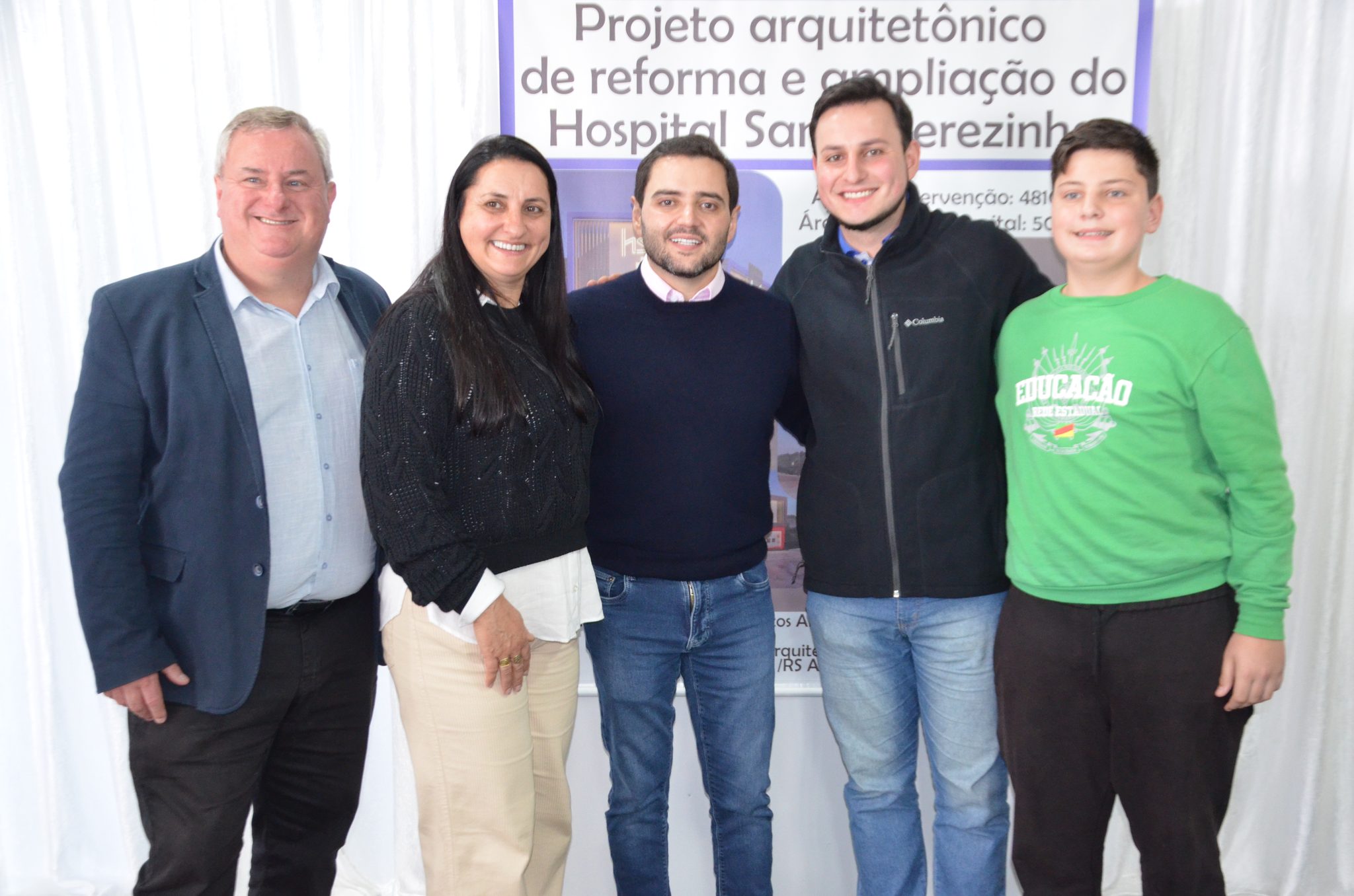 Inauguração da nova ala de saúde mental no Hospital Santa Terezinha, em Palmitinho
