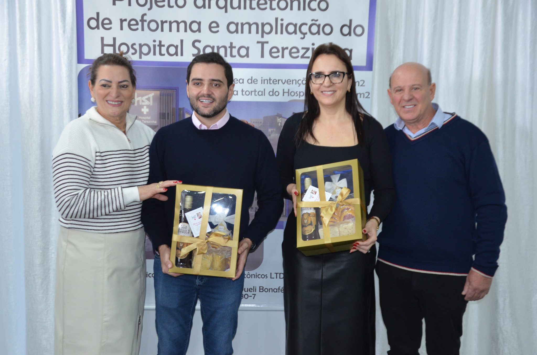 Inauguração da nova ala de saúde mental no Hospital Santa Terezinha, em Palmitinho