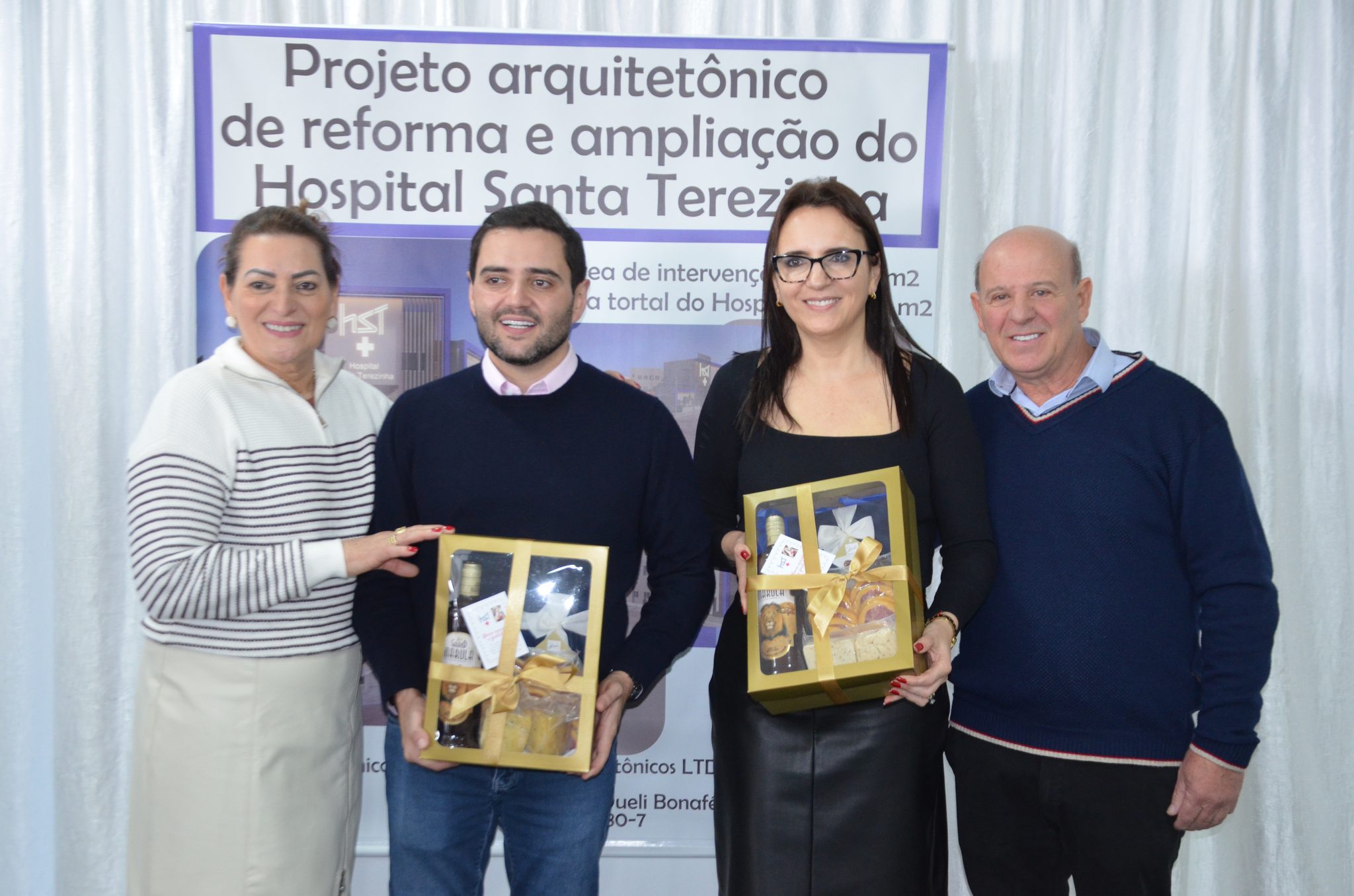 Inauguração da nova ala de saúde mental no Hospital Santa Terezinha, em Palmitinho