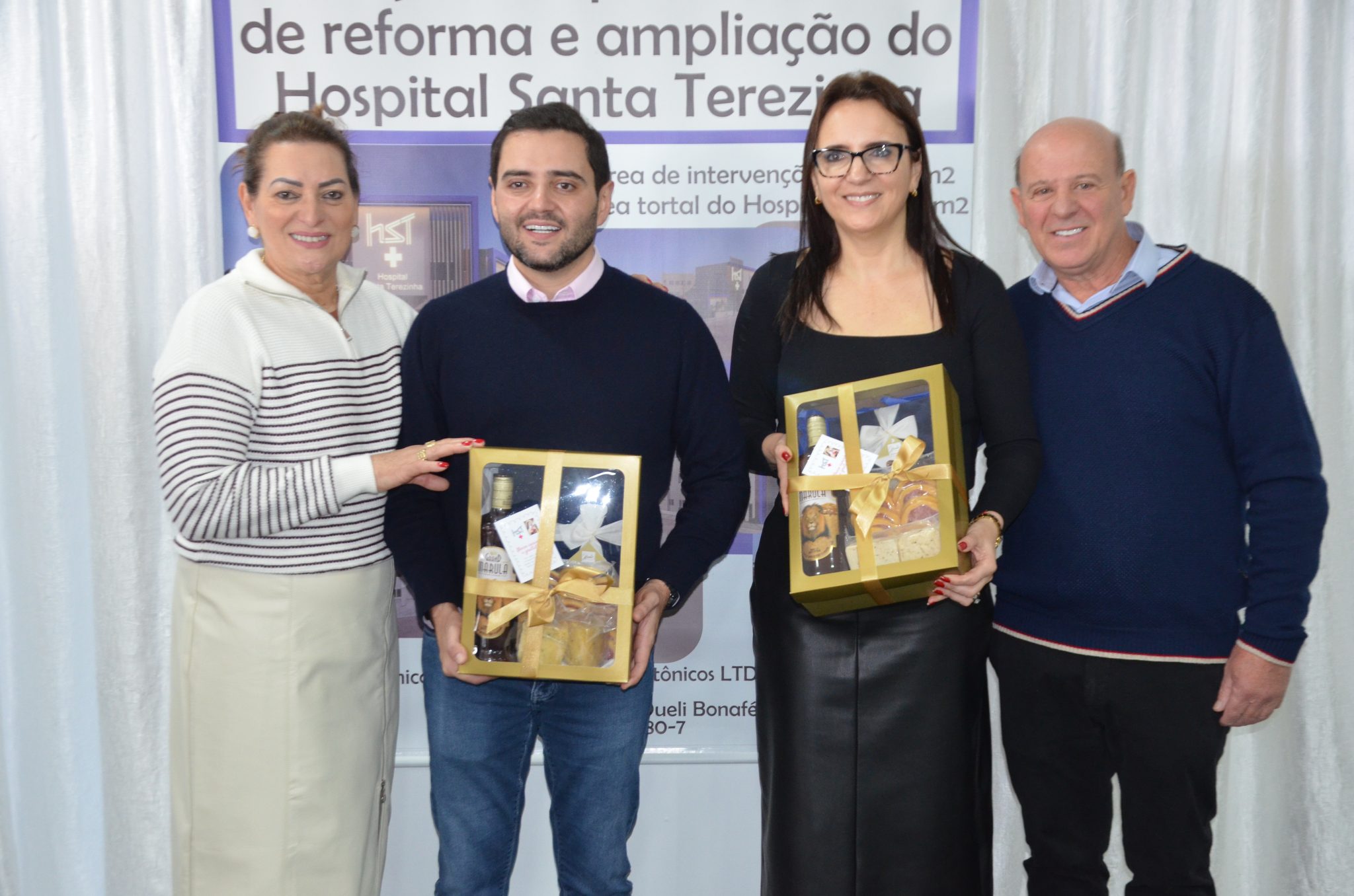Inauguração da nova ala de saúde mental no Hospital Santa Terezinha, em Palmitinho