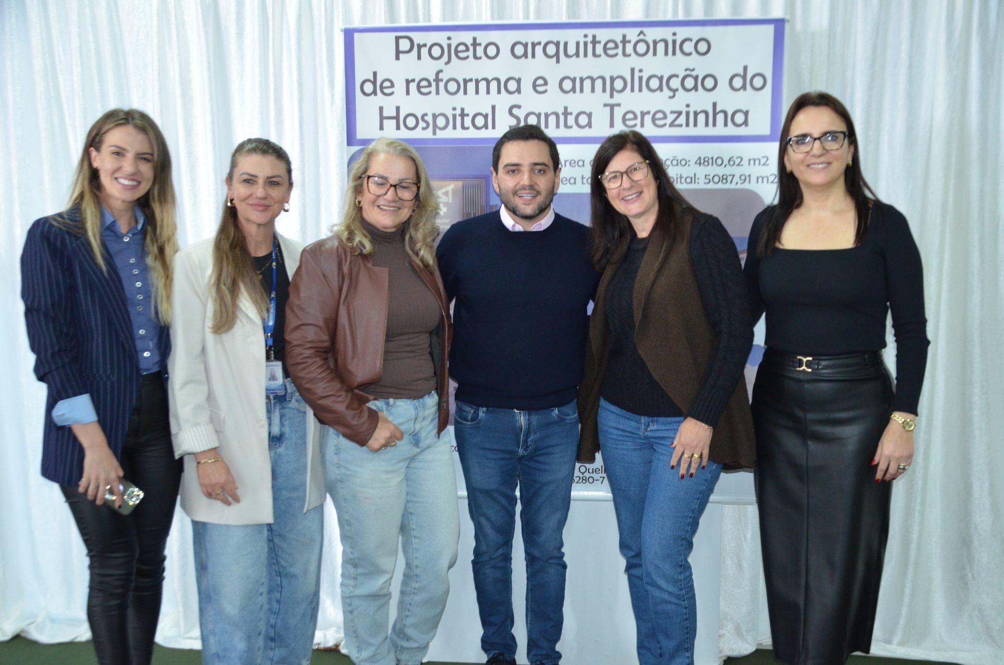Inauguração da nova ala de saúde mental no Hospital Santa Terezinha, em Palmitinho