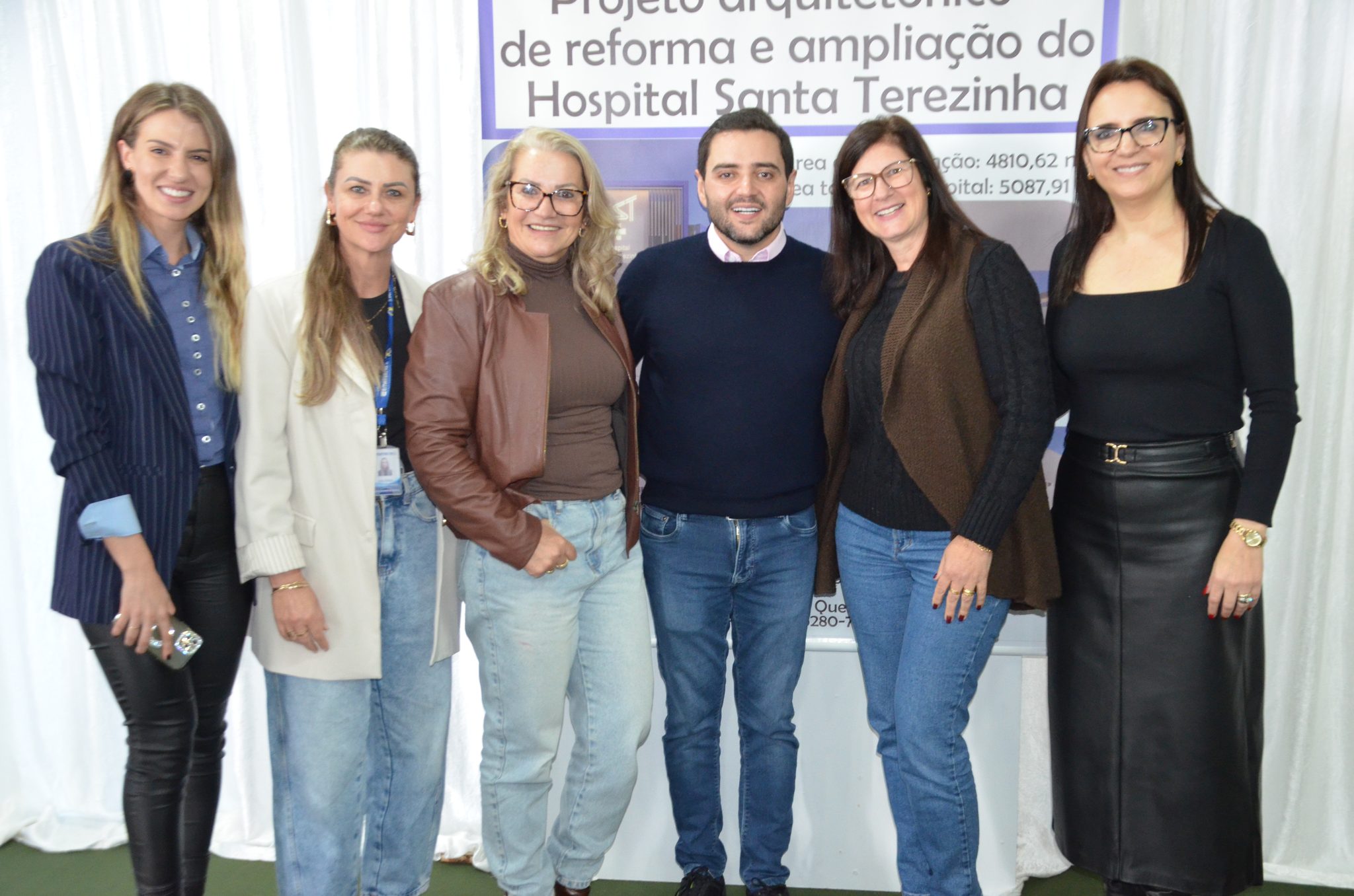 Inauguração da nova ala de saúde mental no Hospital Santa Terezinha, em Palmitinho