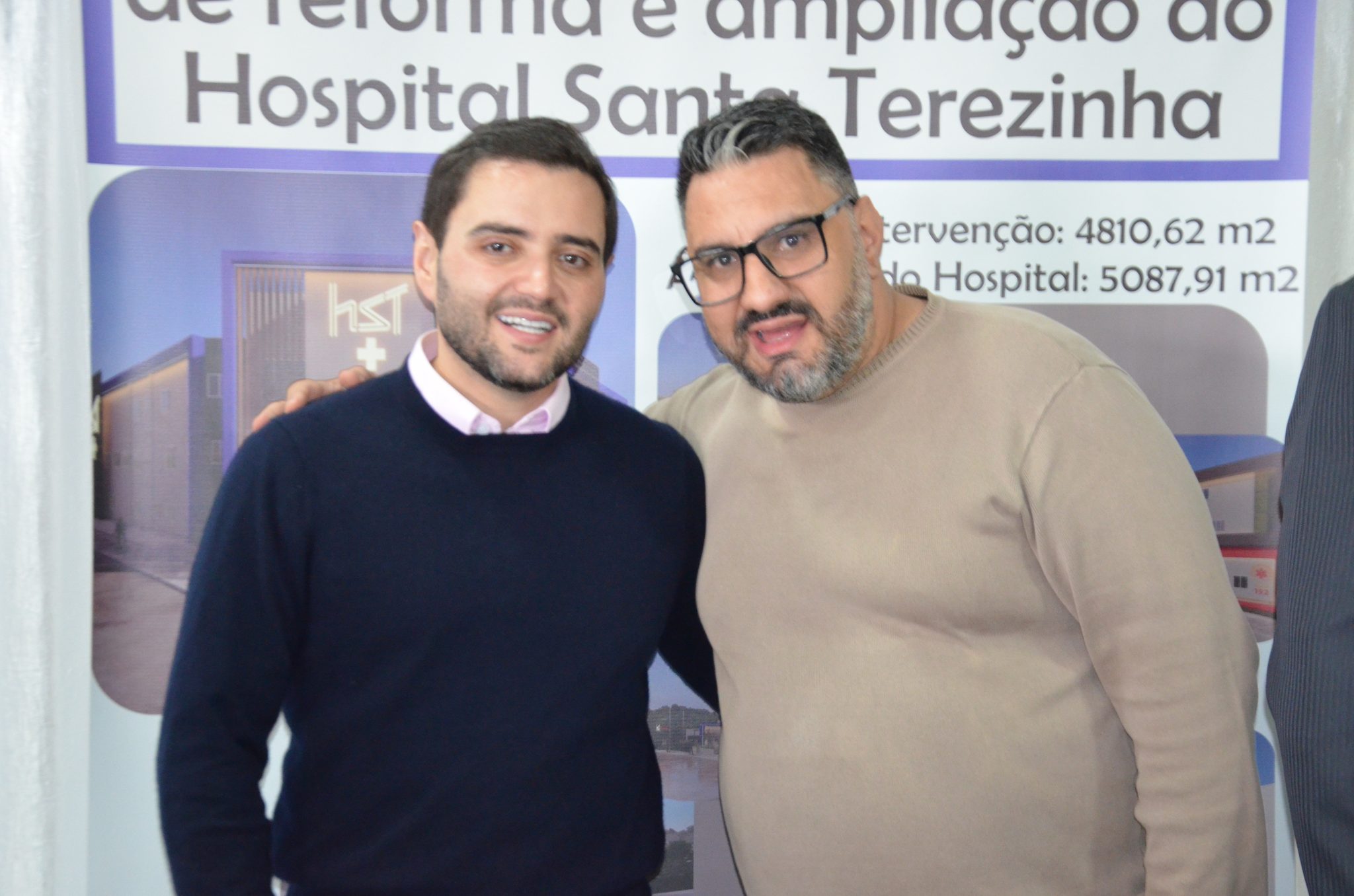 Inauguração da nova ala de saúde mental no Hospital Santa Terezinha, em Palmitinho