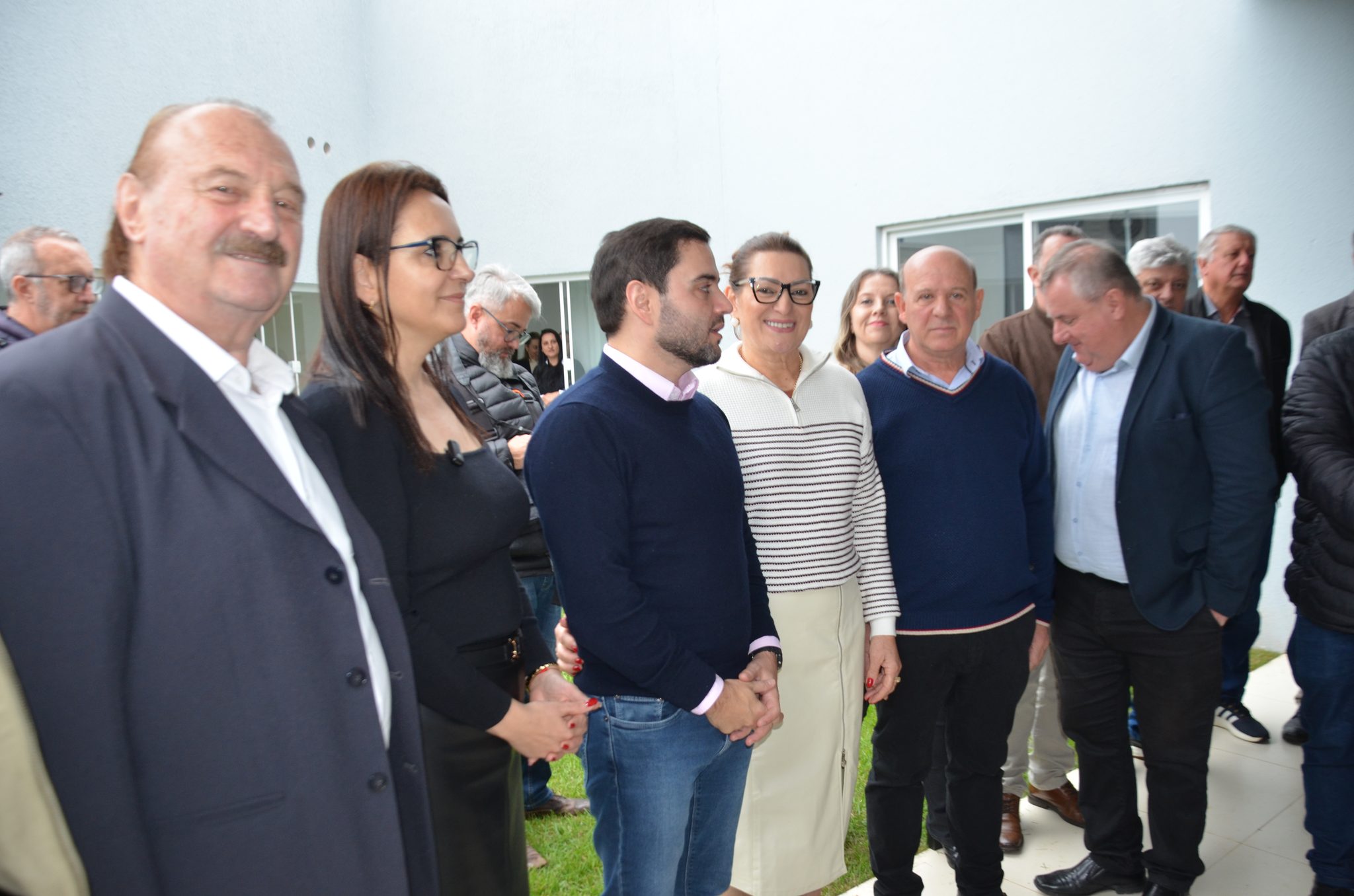 Inauguração da nova ala de saúde mental no Hospital Santa Terezinha, em Palmitinho