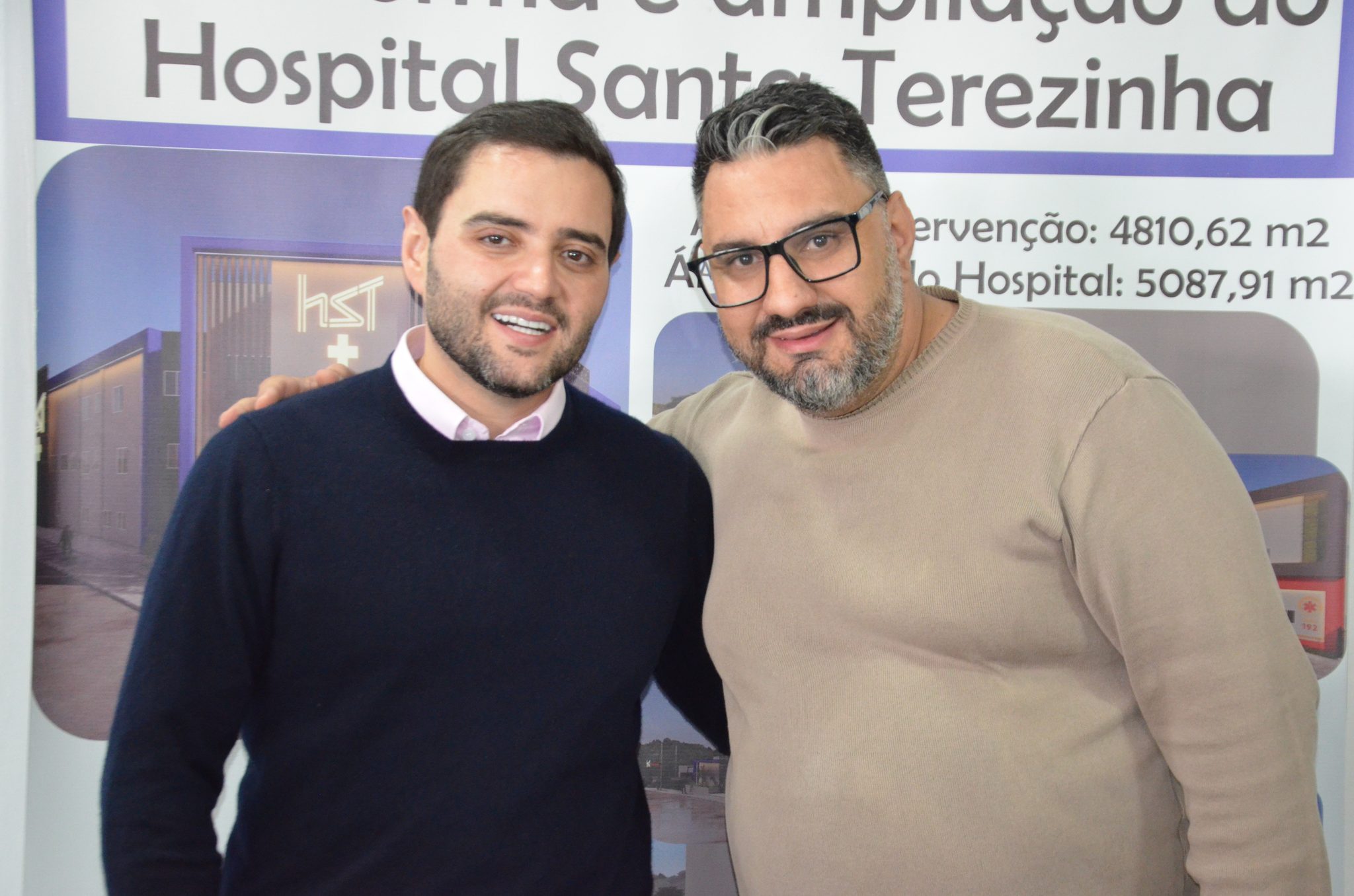 Inauguração da nova ala de saúde mental no Hospital Santa Terezinha, em Palmitinho