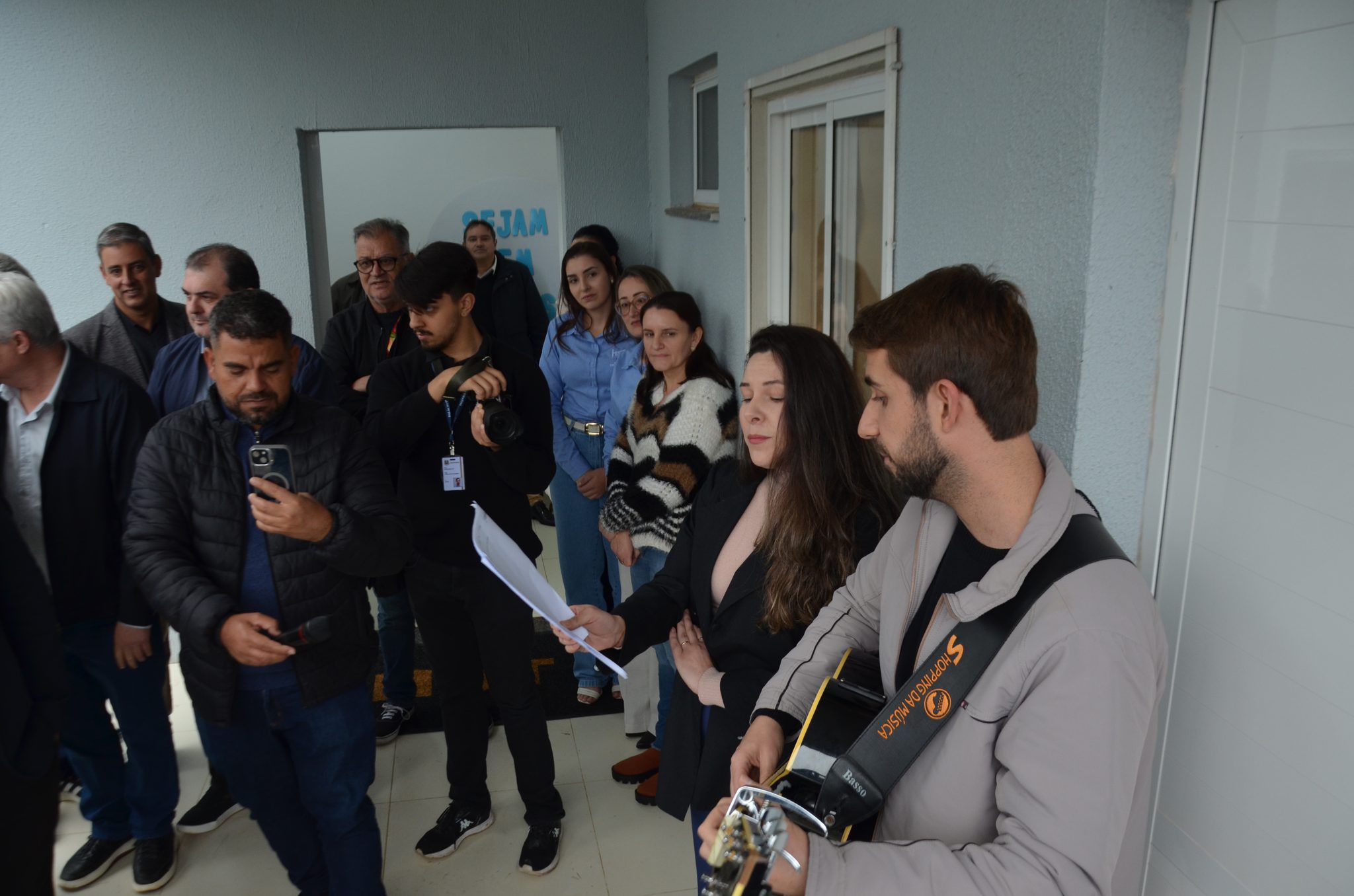 Inauguração da nova ala de saúde mental no Hospital Santa Terezinha, em Palmitinho