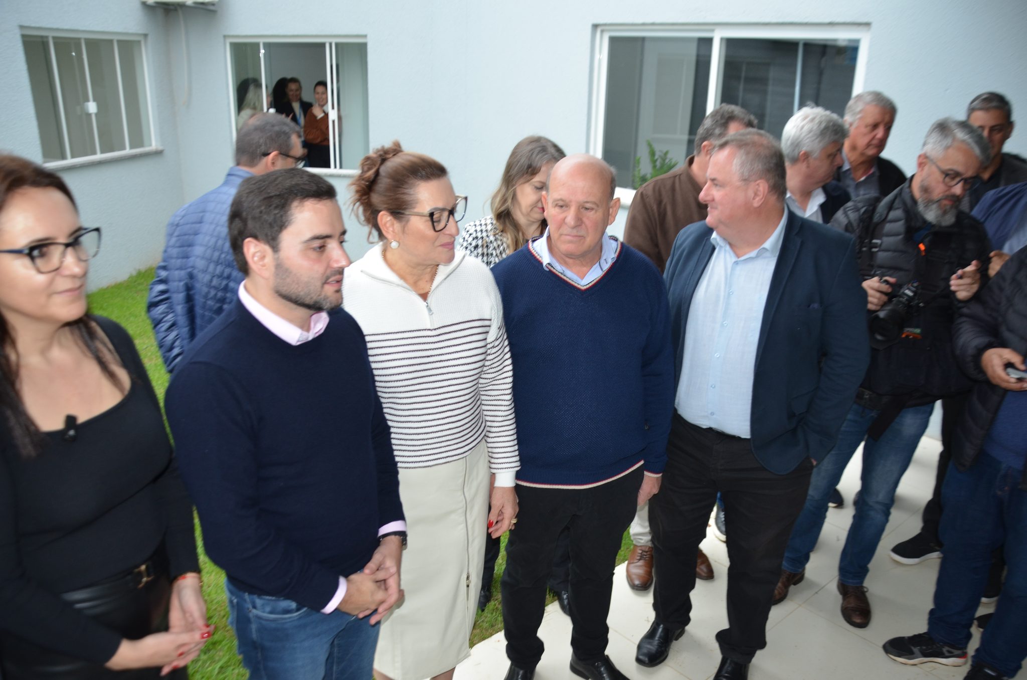 Inauguração da nova ala de saúde mental no Hospital Santa Terezinha, em Palmitinho