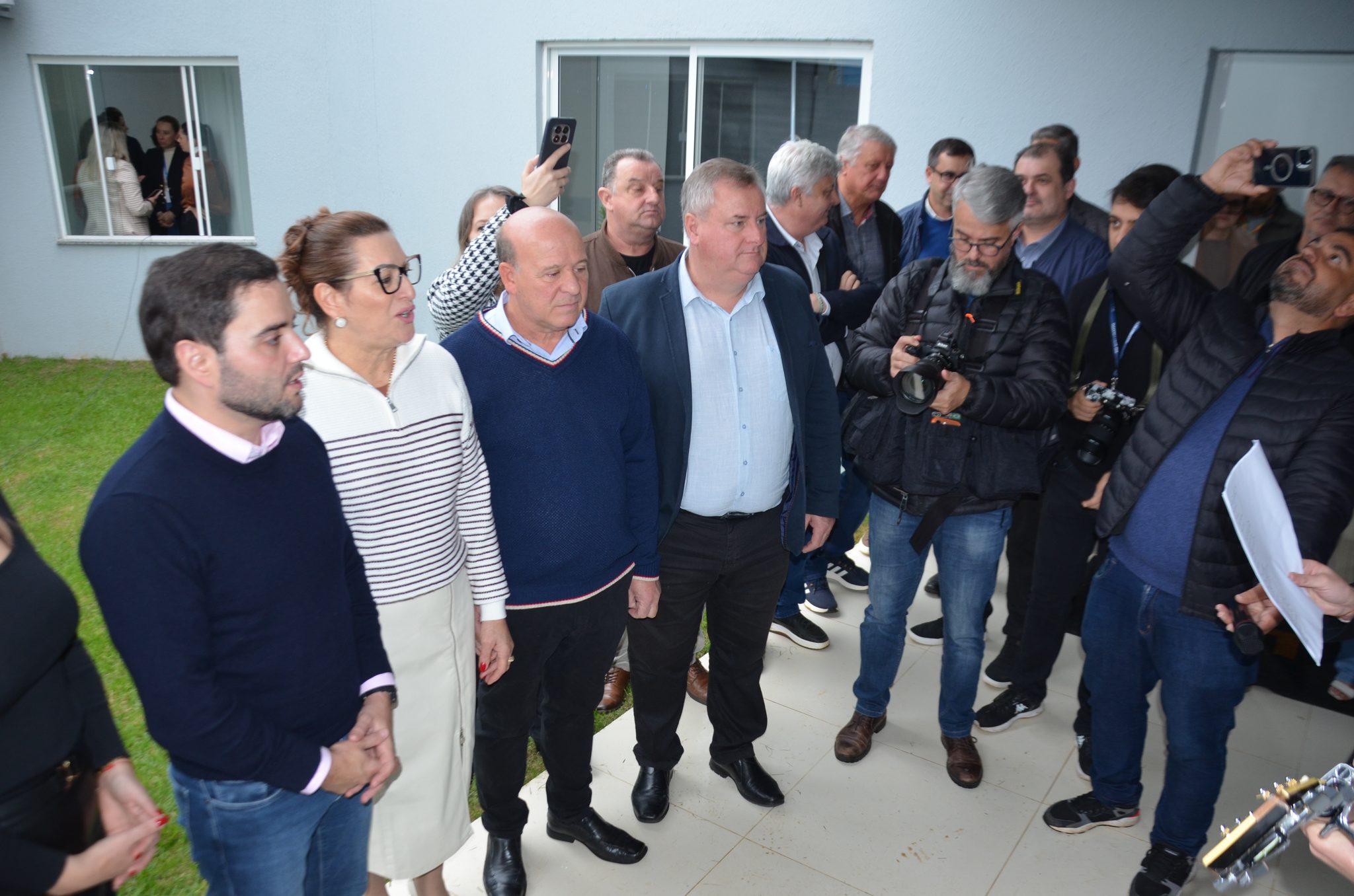 Inauguração da nova ala de saúde mental no Hospital Santa Terezinha, em Palmitinho