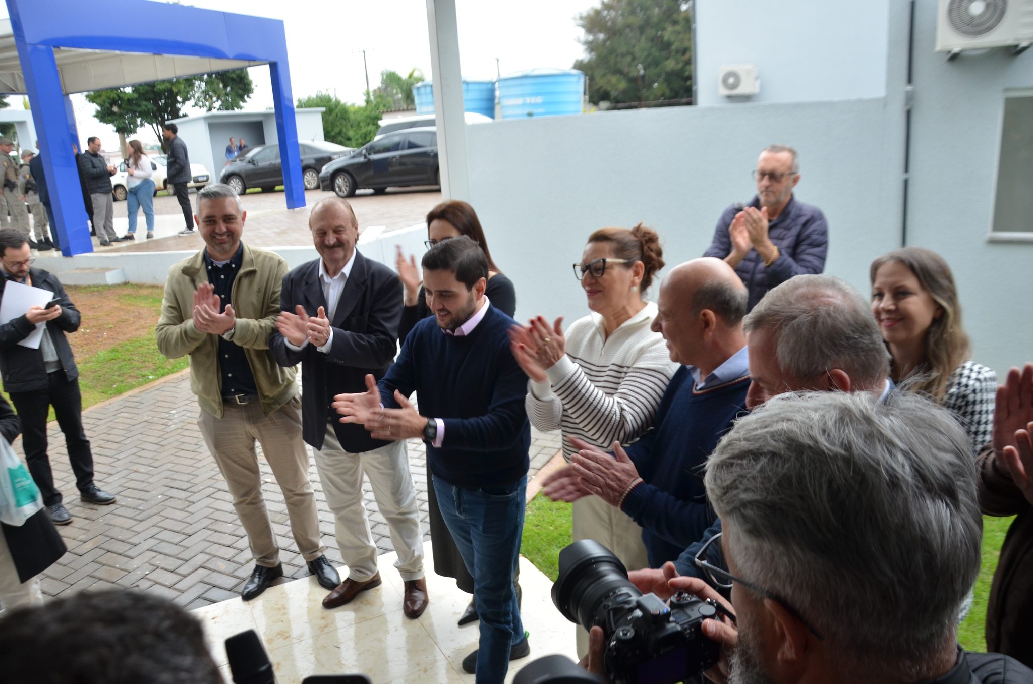 Inauguração da nova ala de saúde mental no Hospital Santa Terezinha, em Palmitinho