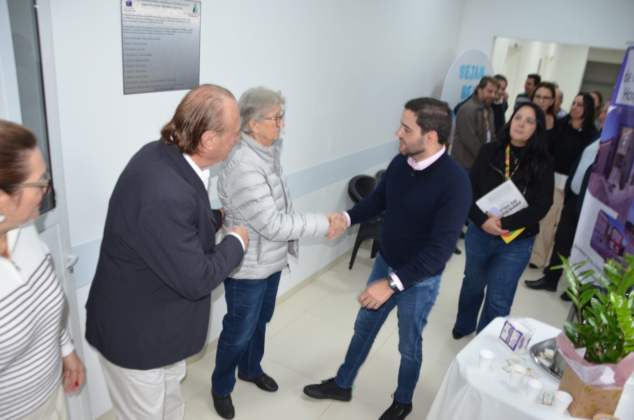 Inauguração da nova ala de saúde mental no Hospital Santa Terezinha, em Palmitinho