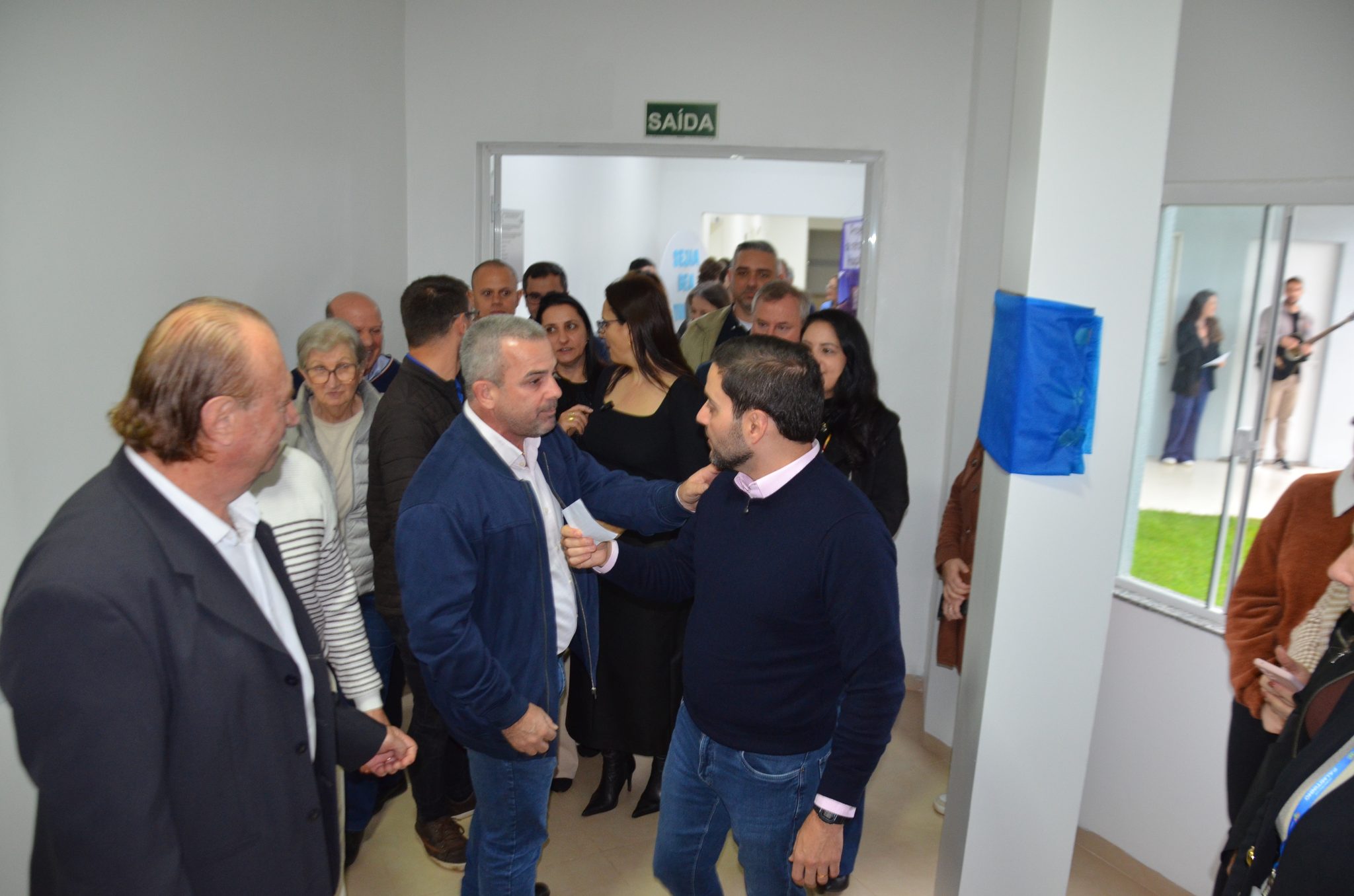 Inauguração da nova ala de saúde mental no Hospital Santa Terezinha, em Palmitinho