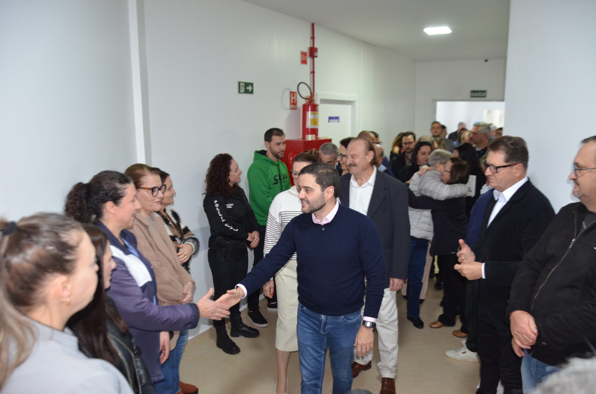 Inauguração da nova ala de saúde mental no Hospital Santa Terezinha, em Palmitinho