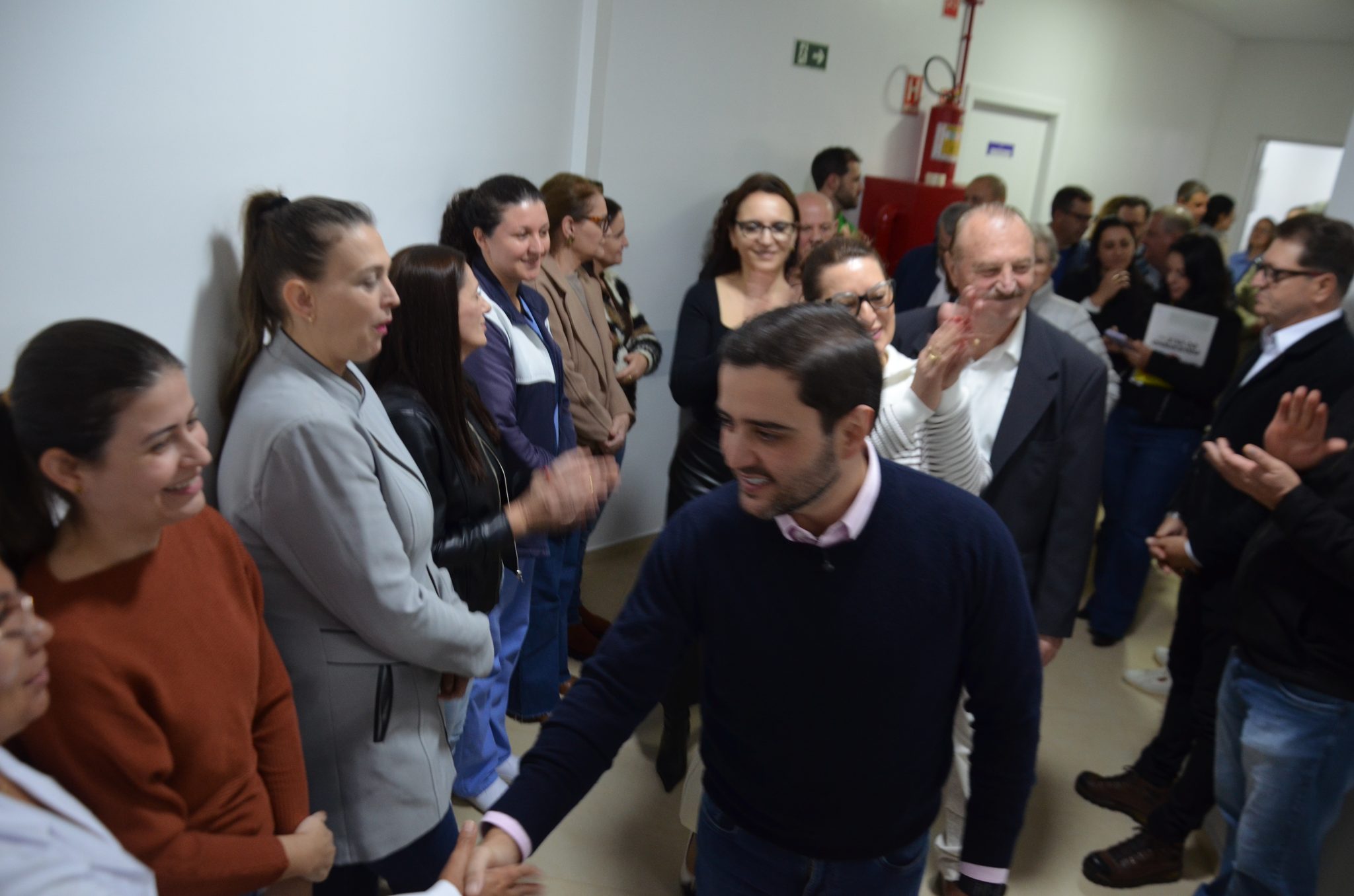 Inauguração da nova ala de saúde mental no Hospital Santa Terezinha, em Palmitinho