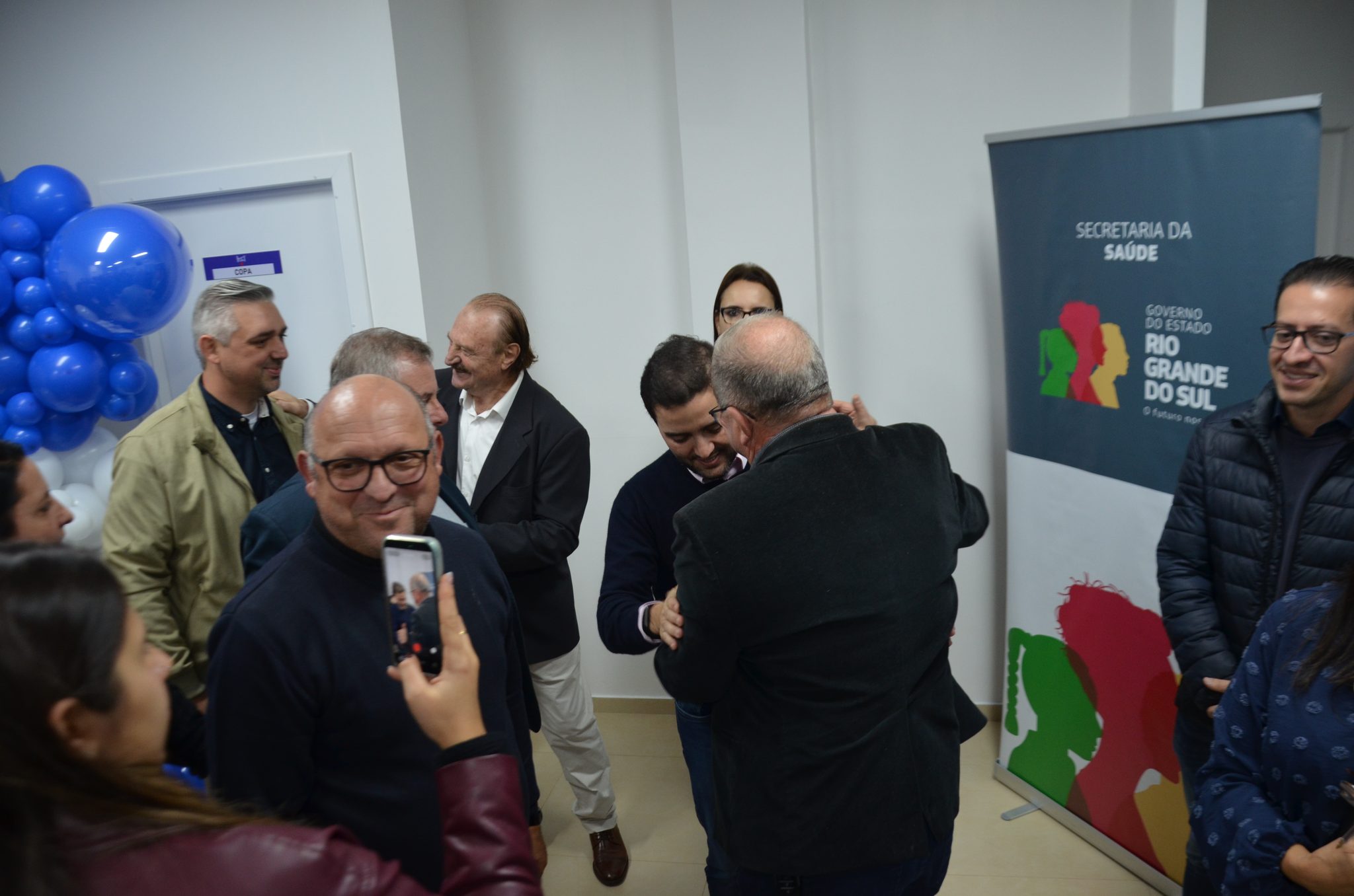Inauguração da nova ala de saúde mental no Hospital Santa Terezinha, em Palmitinho