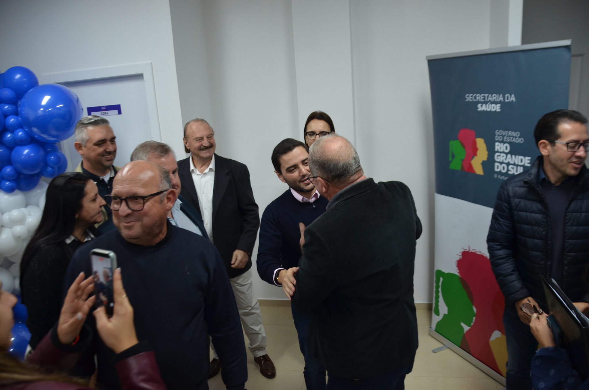 Inauguração da nova ala de saúde mental no Hospital Santa Terezinha, em Palmitinho