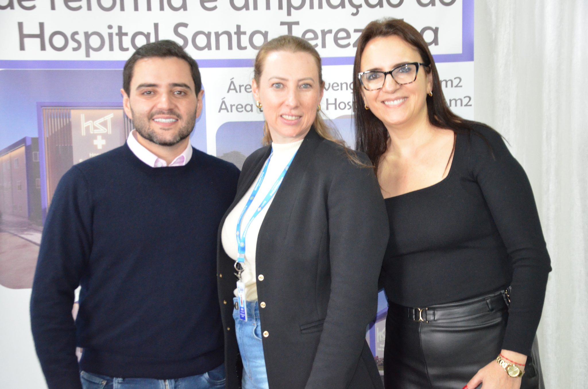 Inauguração da nova ala de saúde mental no Hospital Santa Terezinha, em Palmitinho