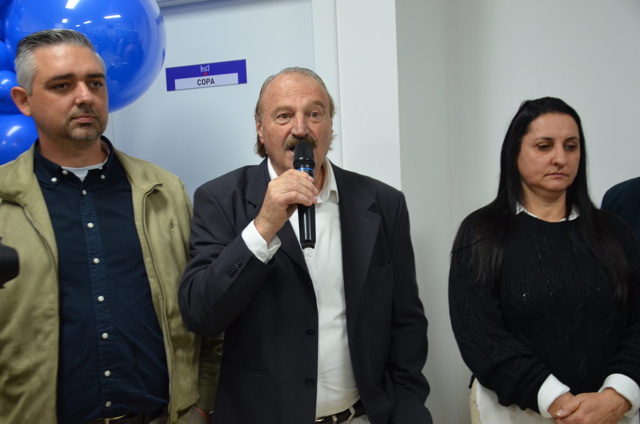 Inauguração da nova ala de saúde mental no Hospital Santa Terezinha, em Palmitinho