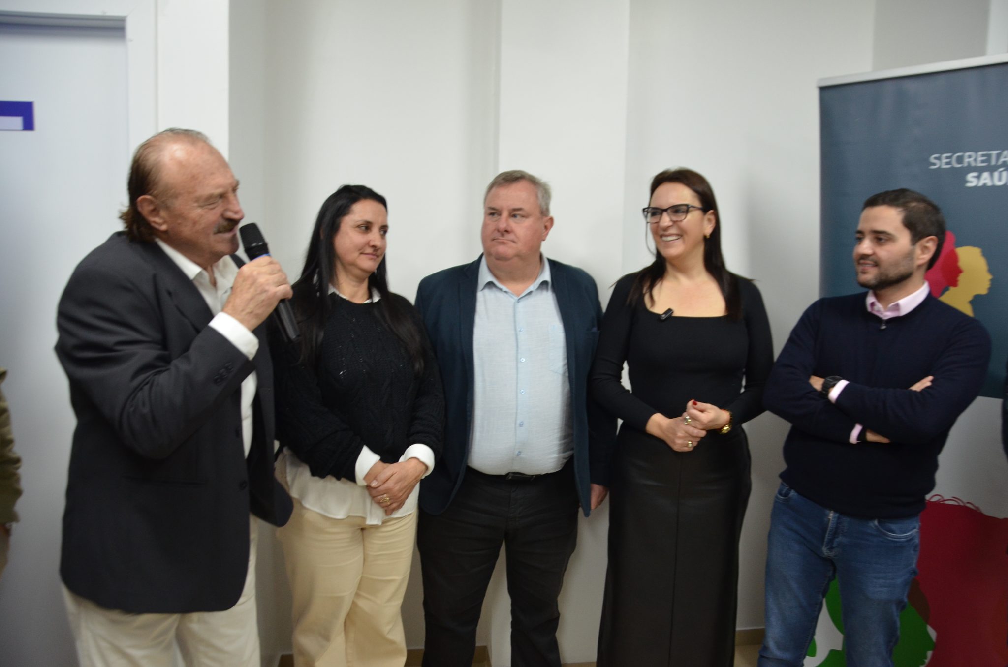 Inauguração da nova ala de saúde mental no Hospital Santa Terezinha, em Palmitinho