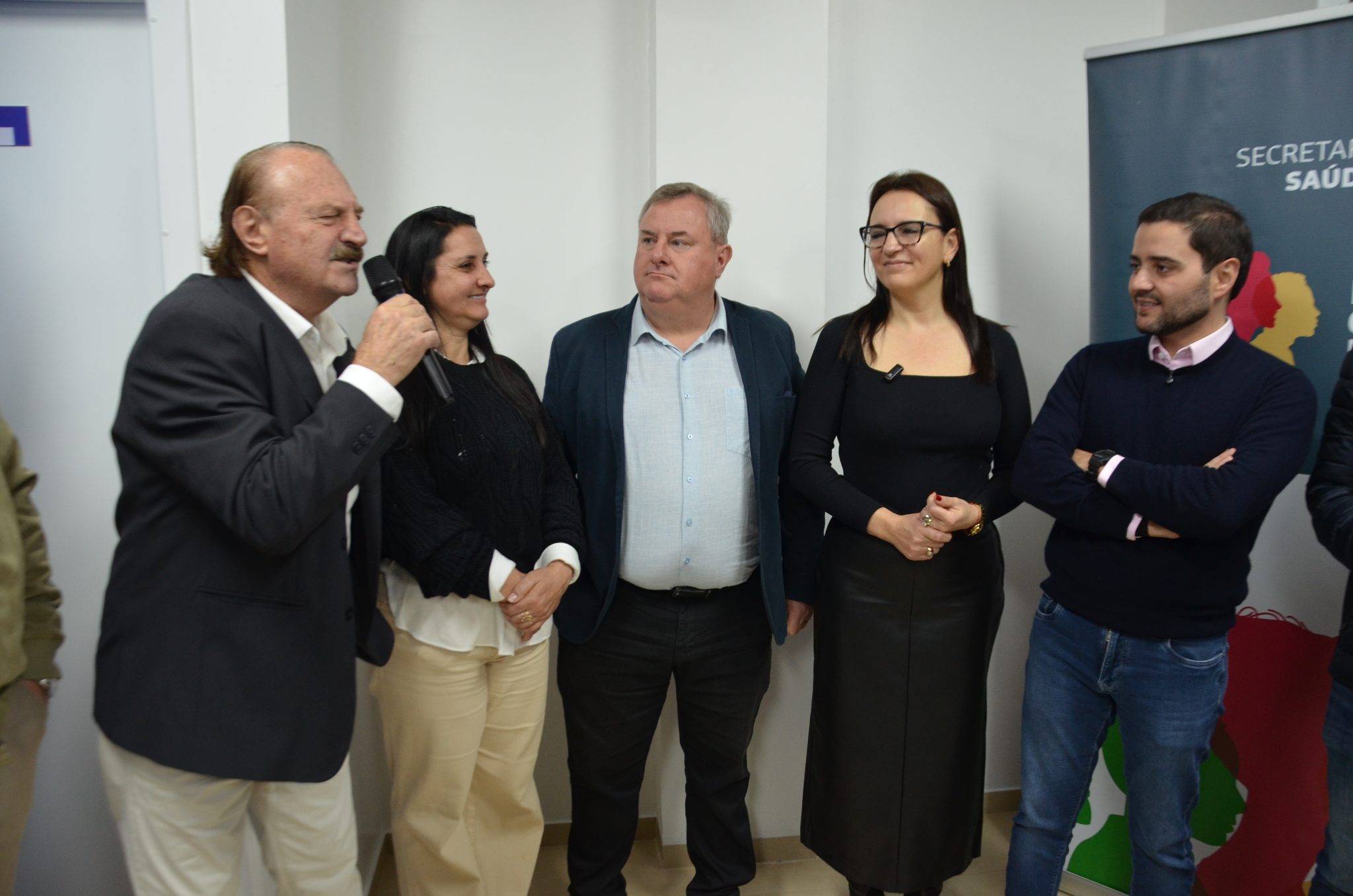 Inauguração da nova ala de saúde mental no Hospital Santa Terezinha, em Palmitinho