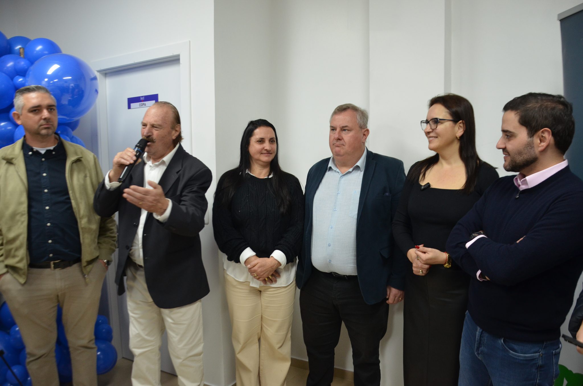 Inauguração da nova ala de saúde mental no Hospital Santa Terezinha, em Palmitinho