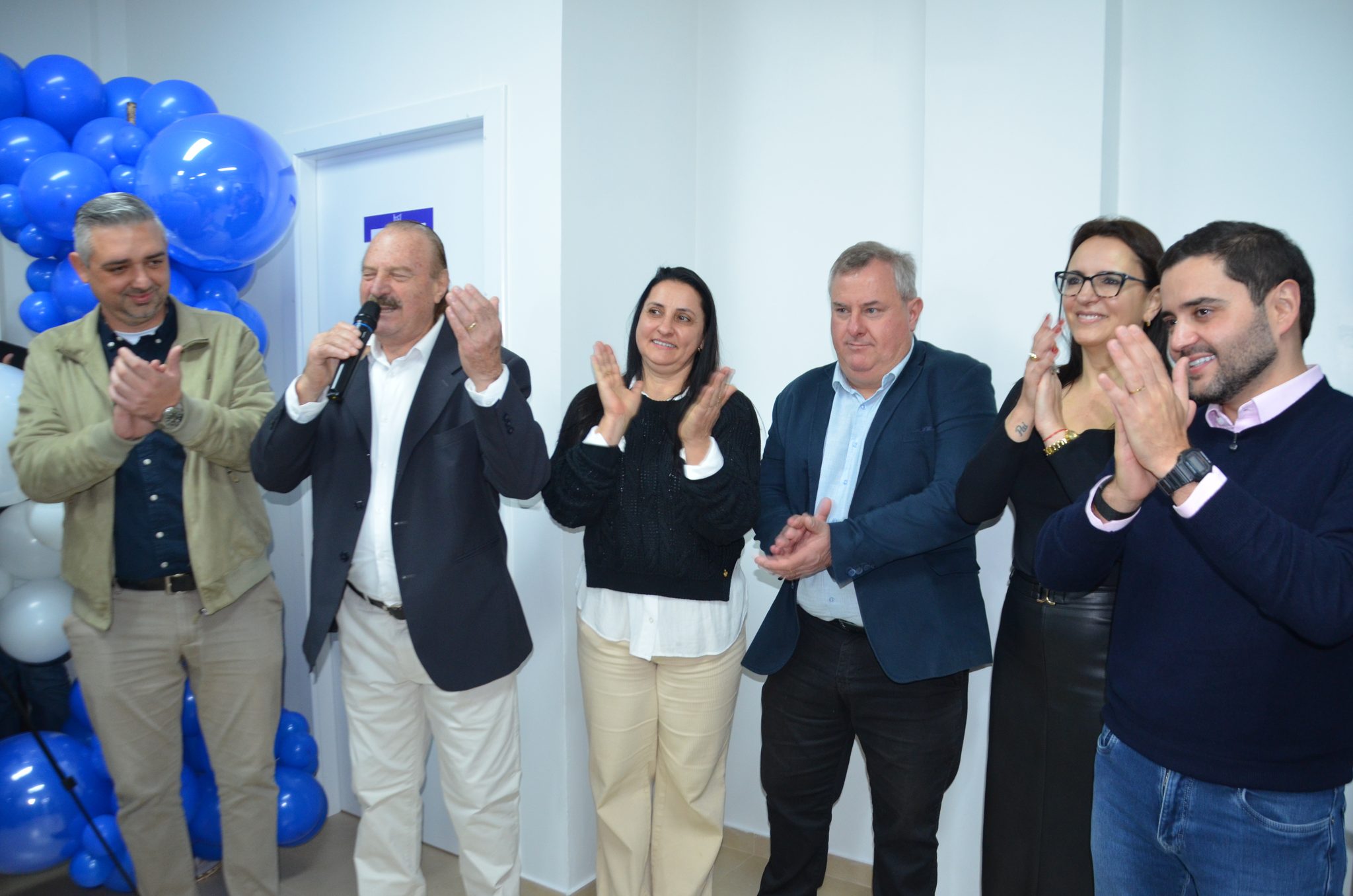 Inauguração da nova ala de saúde mental no Hospital Santa Terezinha, em Palmitinho