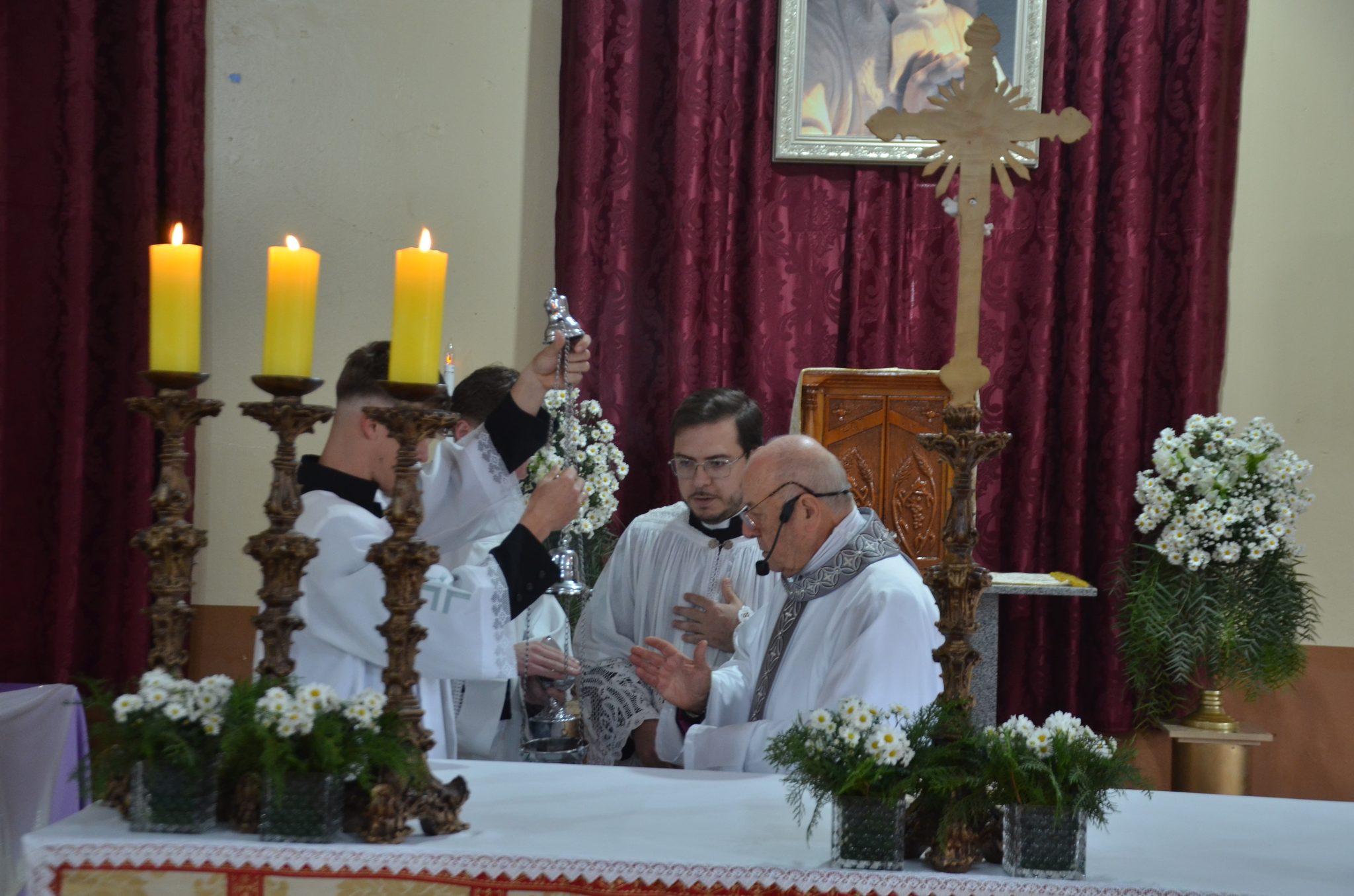 Pinhal - Jubileu de Diamante do Cônego Guido Taffarel