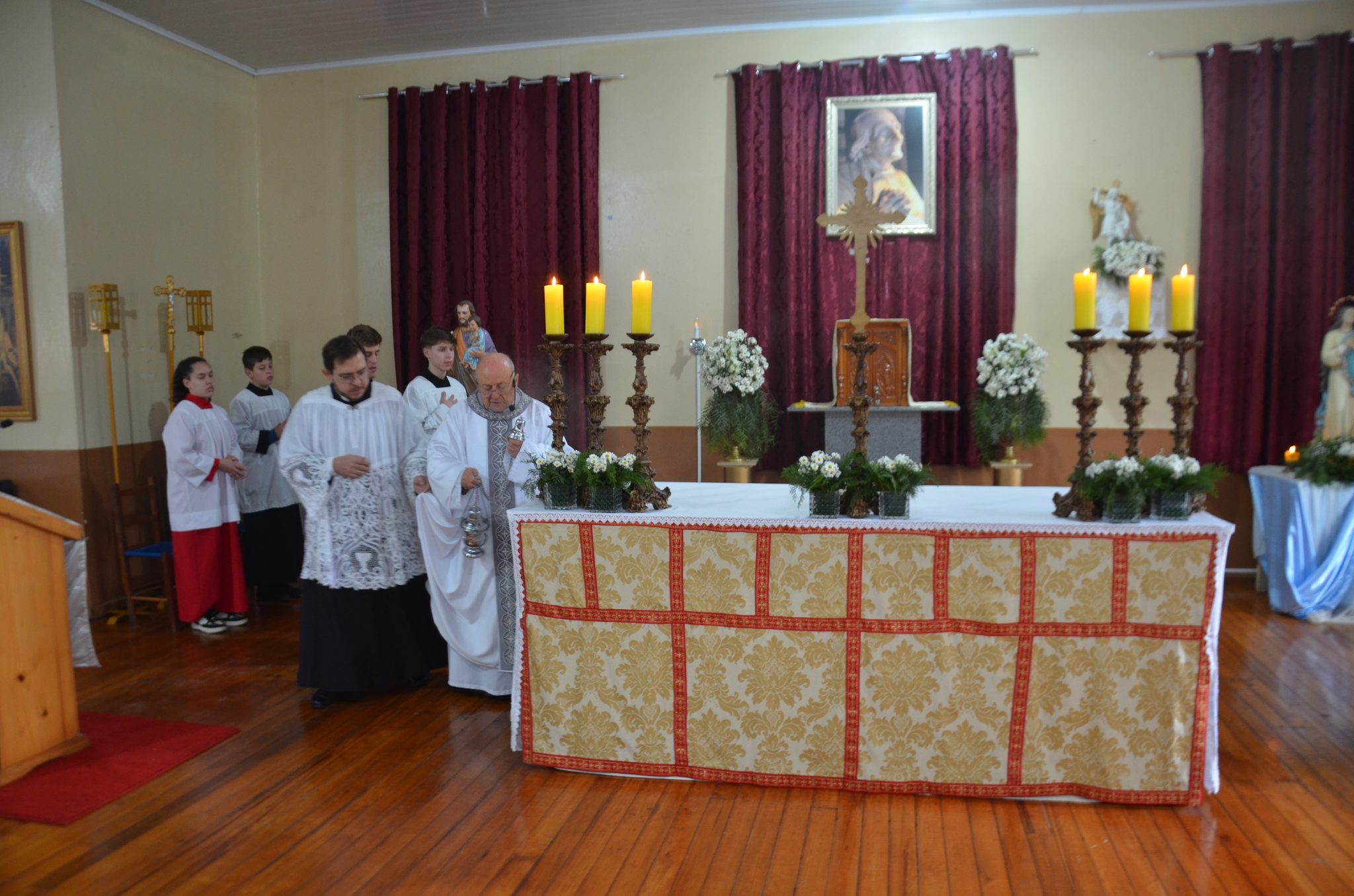 Pinhal - Jubileu de Diamante do Cônego Guido Taffarel